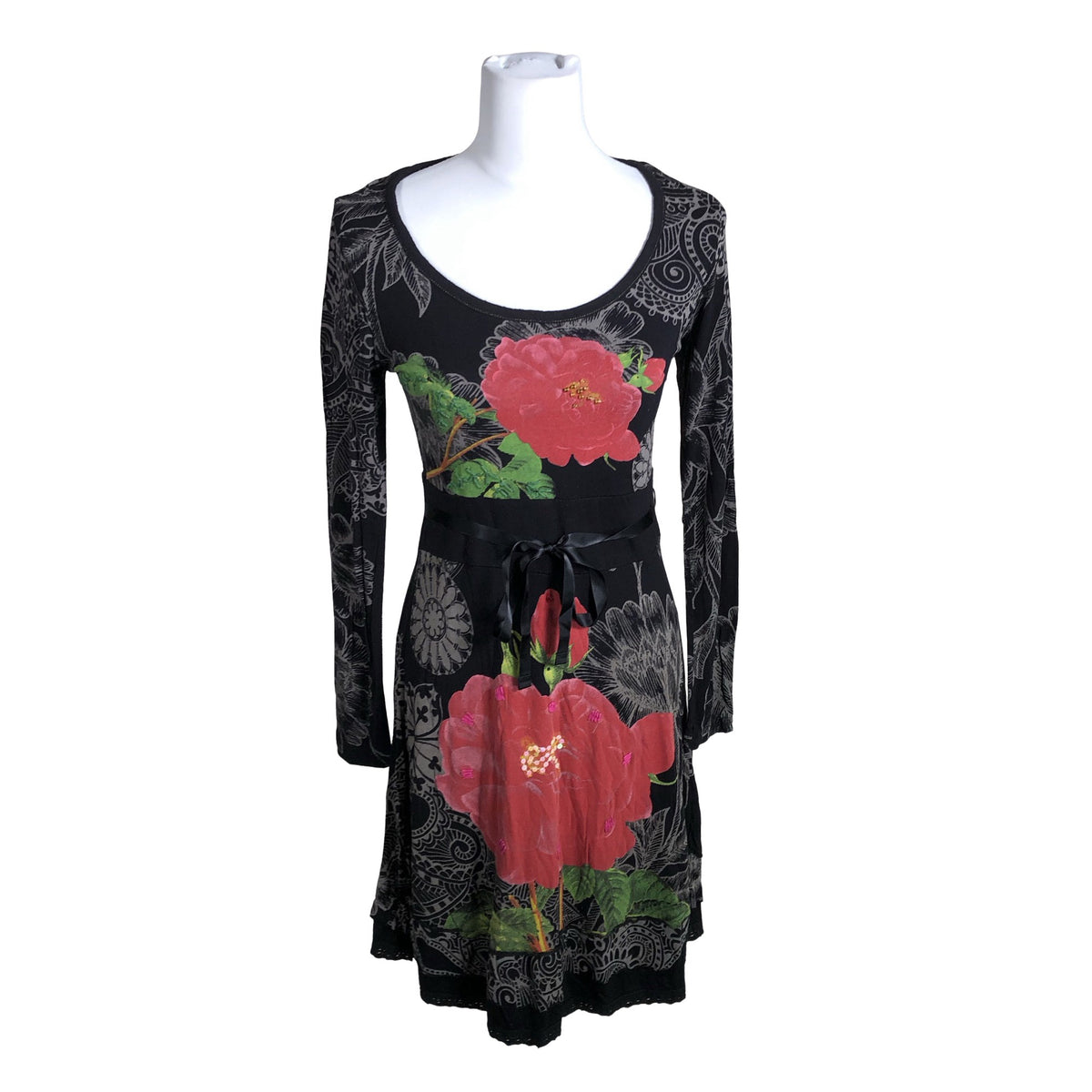 Unisex Desigual - Trikotaažist kleit, suurus 40 - Must (1)
