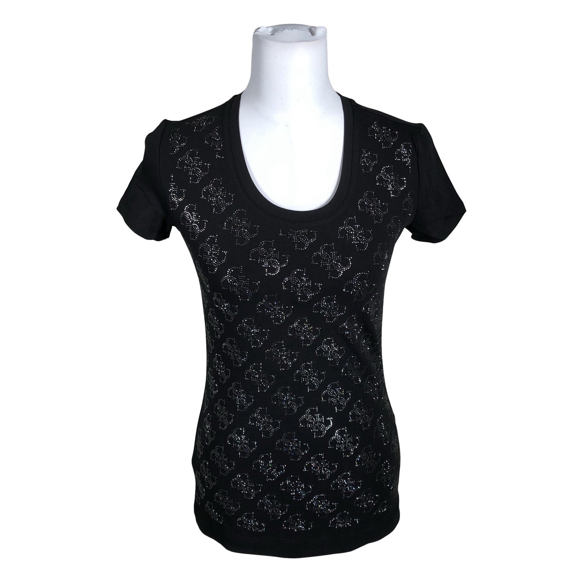 Unisex Guess - T-särk, suurus 38 - Must (1)
