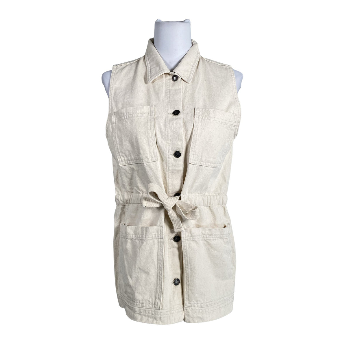 Unisex Nanso - Teksavest, suurus 38 - Beige (1)