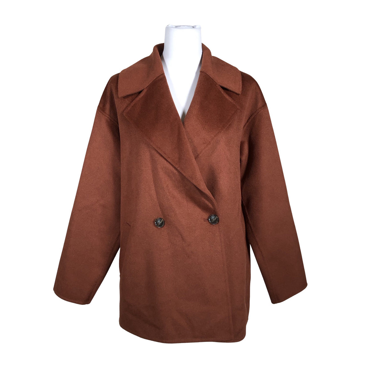 Unisex Nanso - Villane mantel, suurus 38 - Pruun (1)