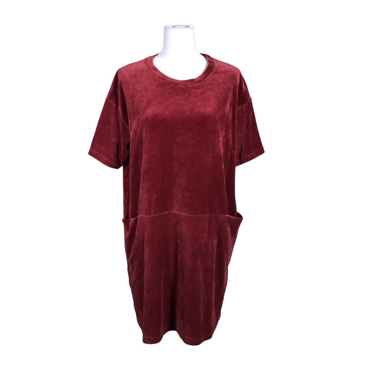 Unisex Nanso - Dressikangast kleit, suurus 40 - Veinipunane (1)
