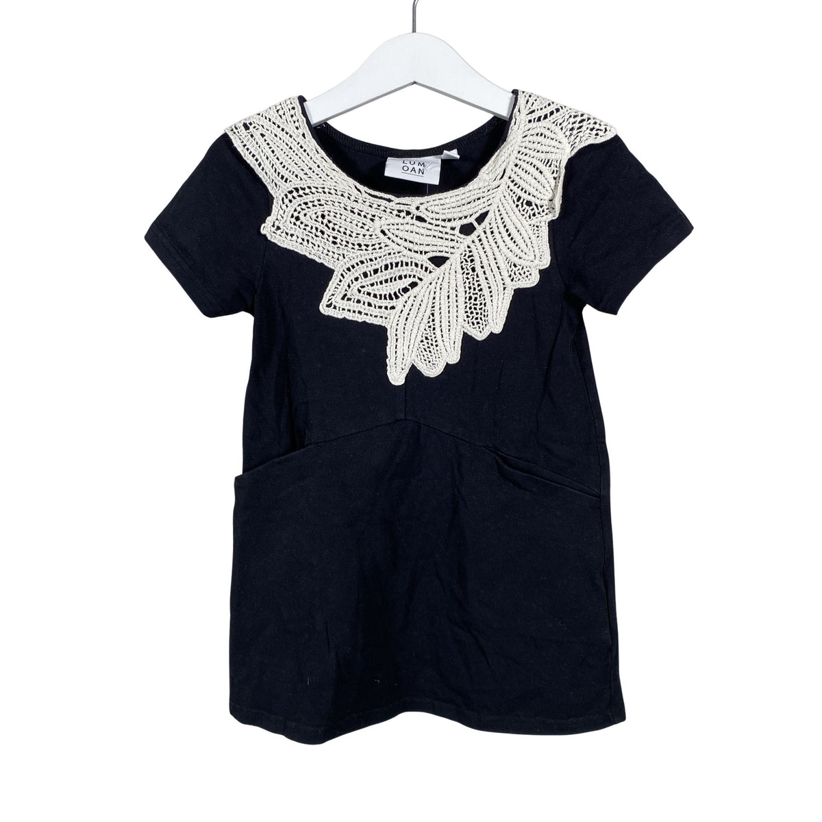 Unisex Lumoan - Trikotaažist kleit, suurus 98 - 104 - Must (1)