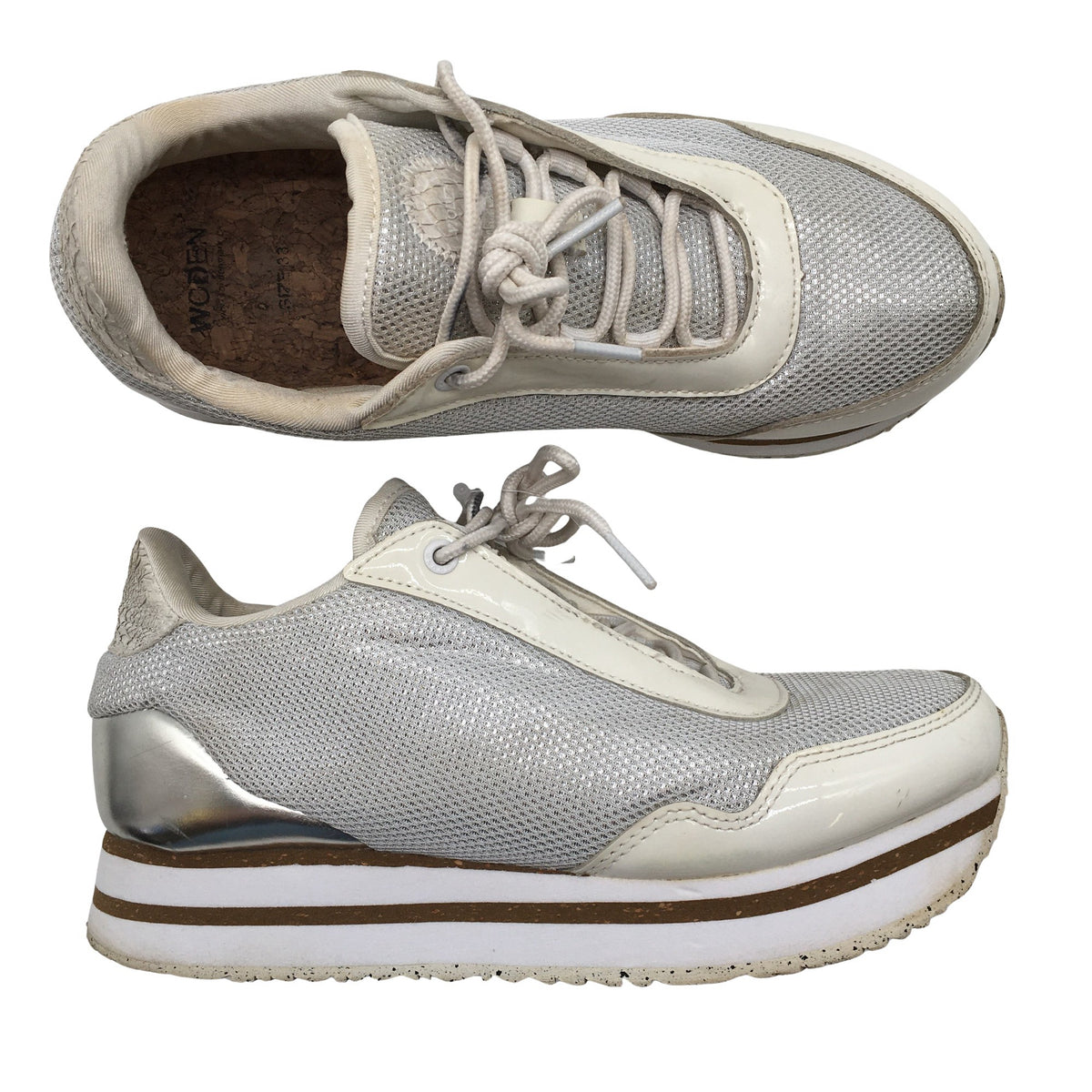 Unisex Woden - Tennised, suurus 38 - Hõbe (1)