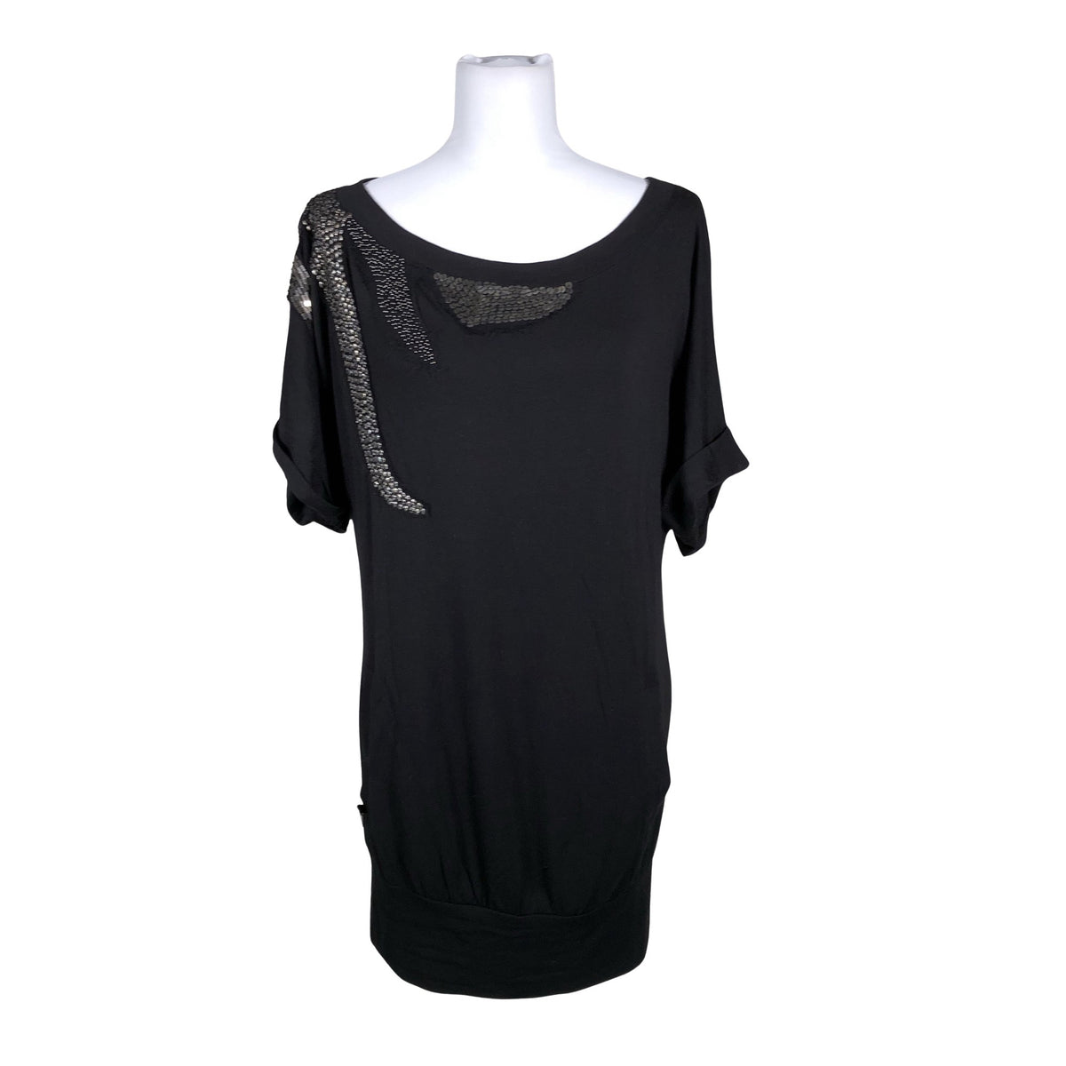 Unisex Guess - T-särk, suurus 38 - Must (1)