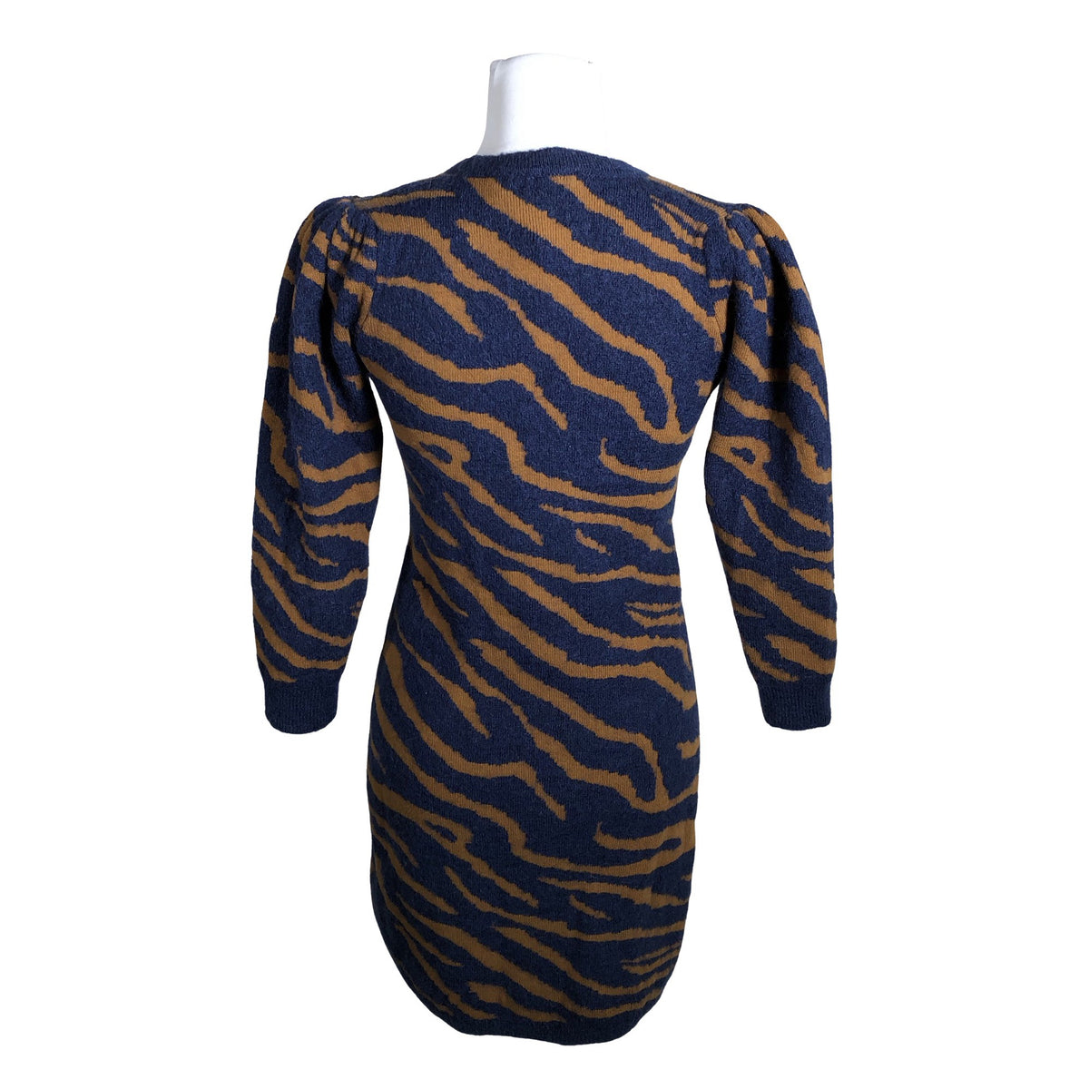 Unisex Gestuz - Kootud kleit, suurus 36 - Pruun (2)