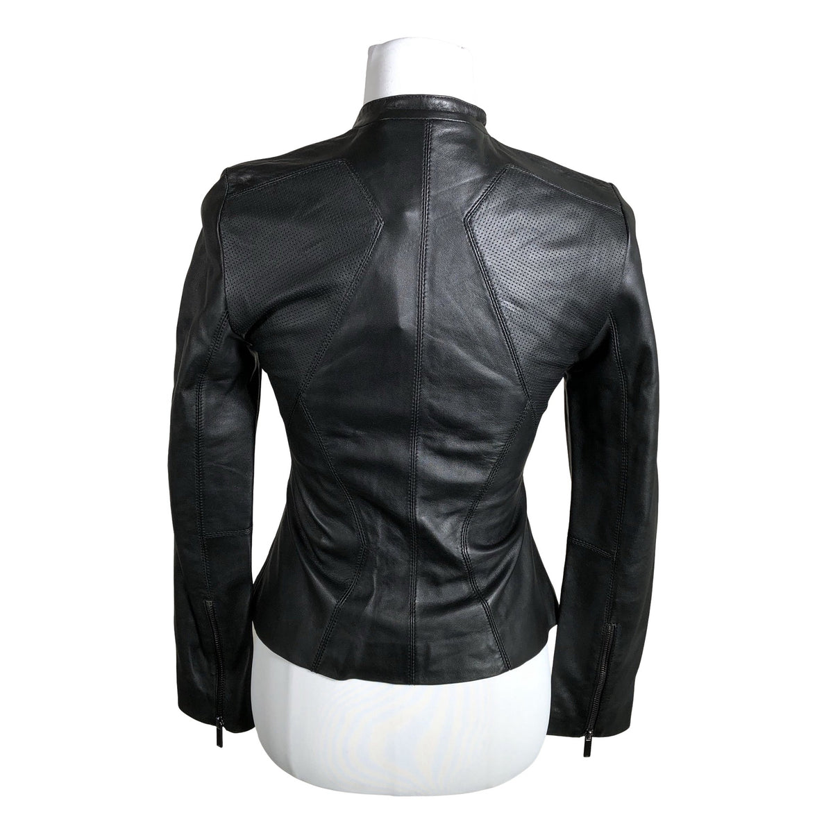 Unisex Karen Millen - Nahktagi, suurus 36 - Must (2)