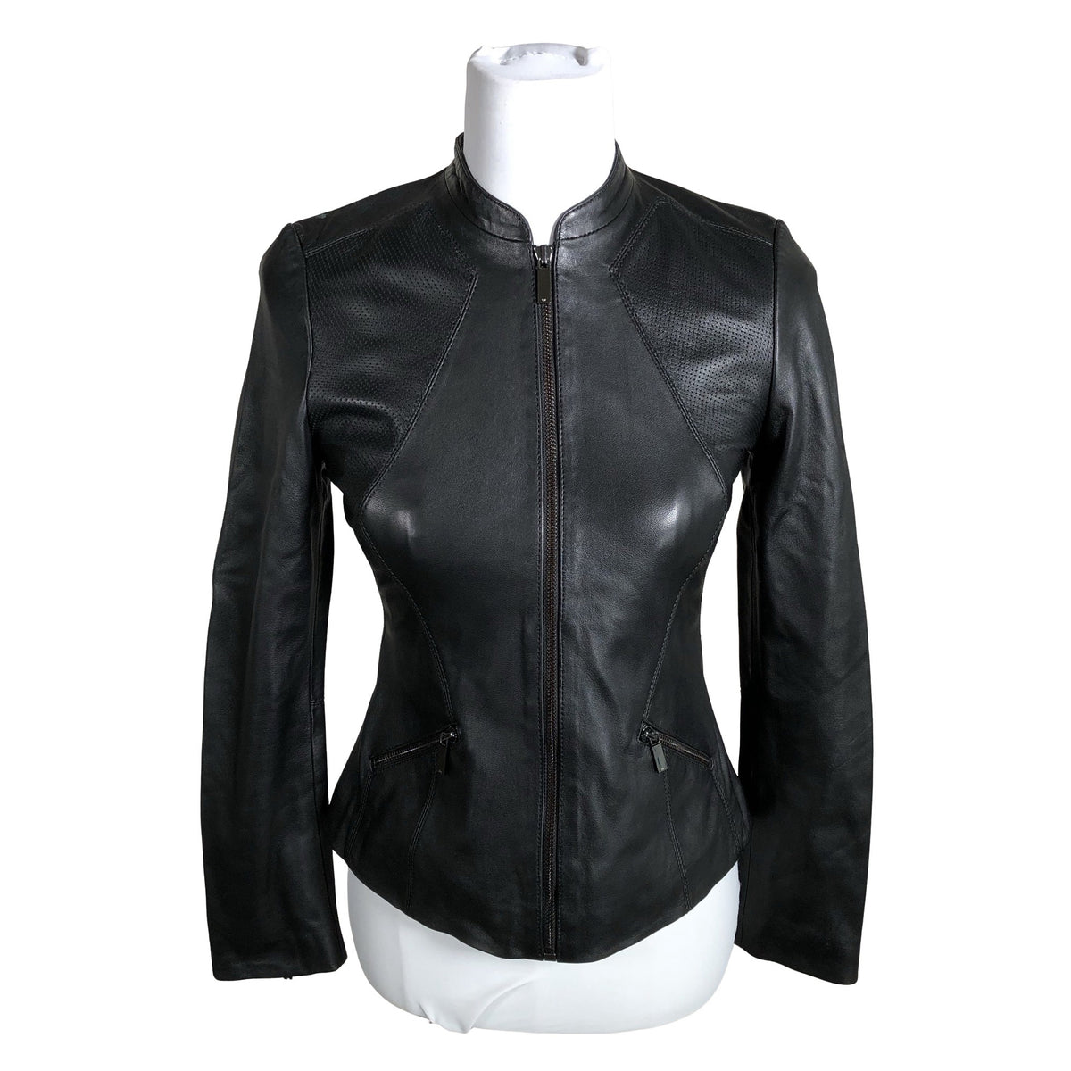 Unisex Karen Millen - Nahktagi, suurus 36 - Must (1)