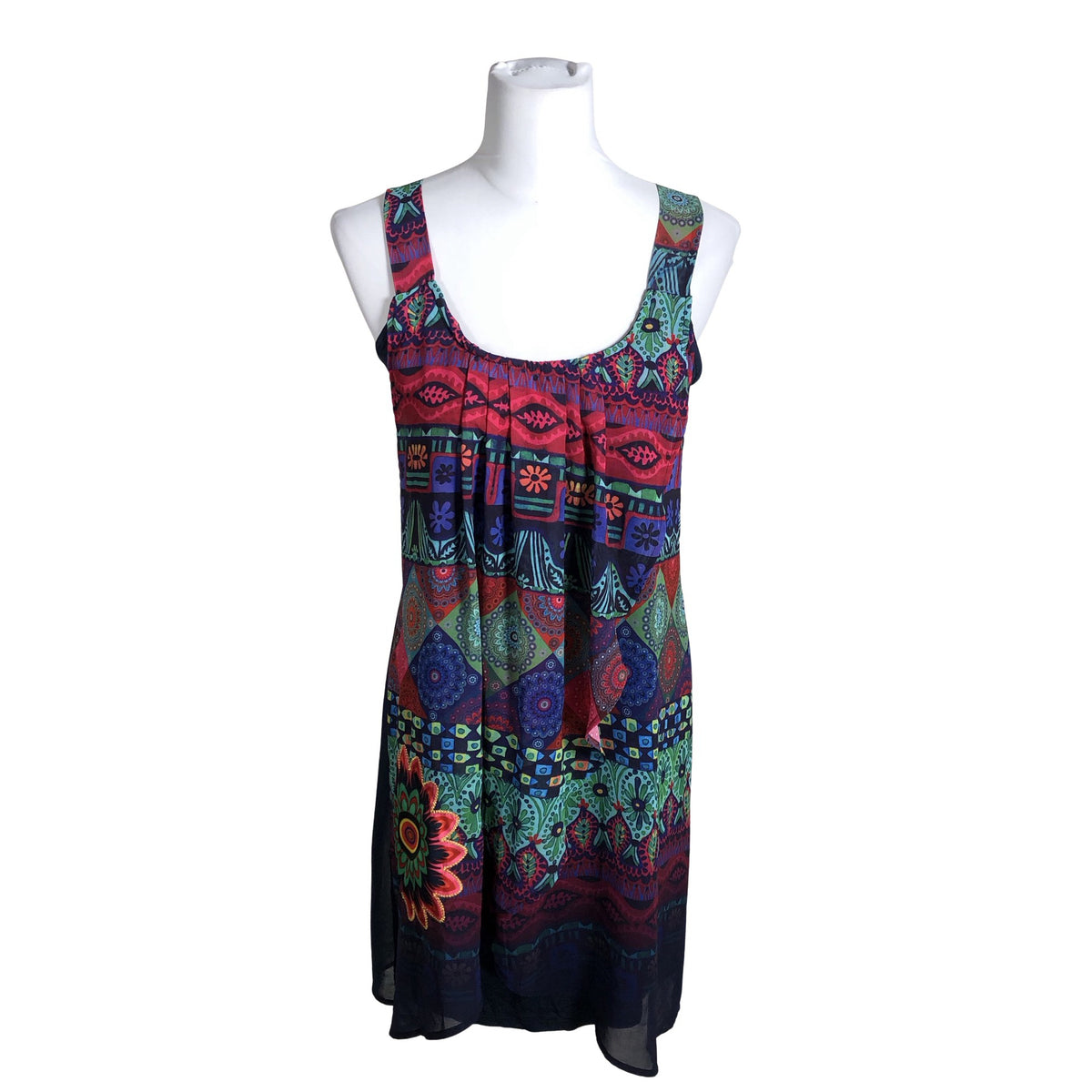 Unisex Desigual - Trikotaažist kleit, suurus 40 - Sinine (1)