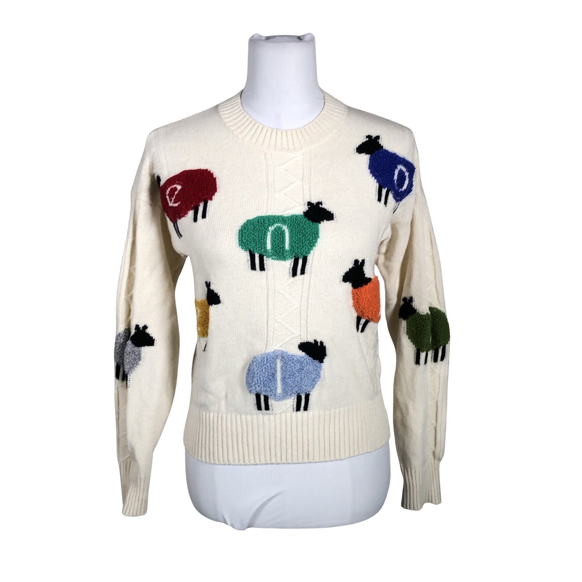 Unisex Benetton - Kampsun, suurus 36 - Valge (1)