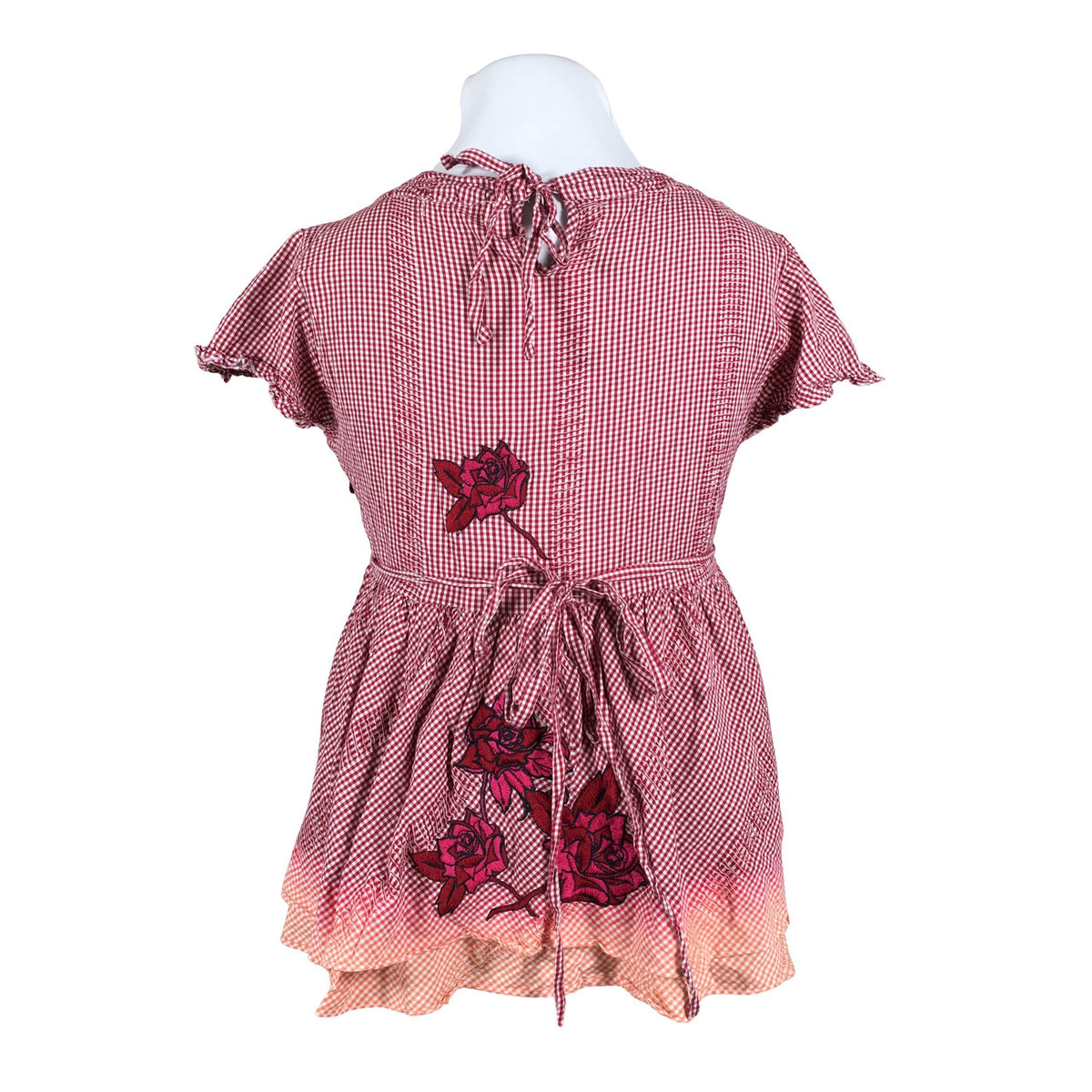 Unisex Odd Molly - Lühikeste käistega pluus, suurus 42 - Veinipunane (2)