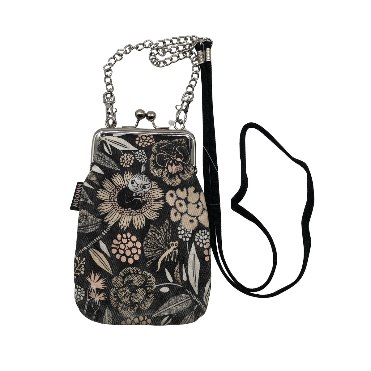 Unisex Moomin by Martinex - Õlakott, suurus Mini - Must (1)