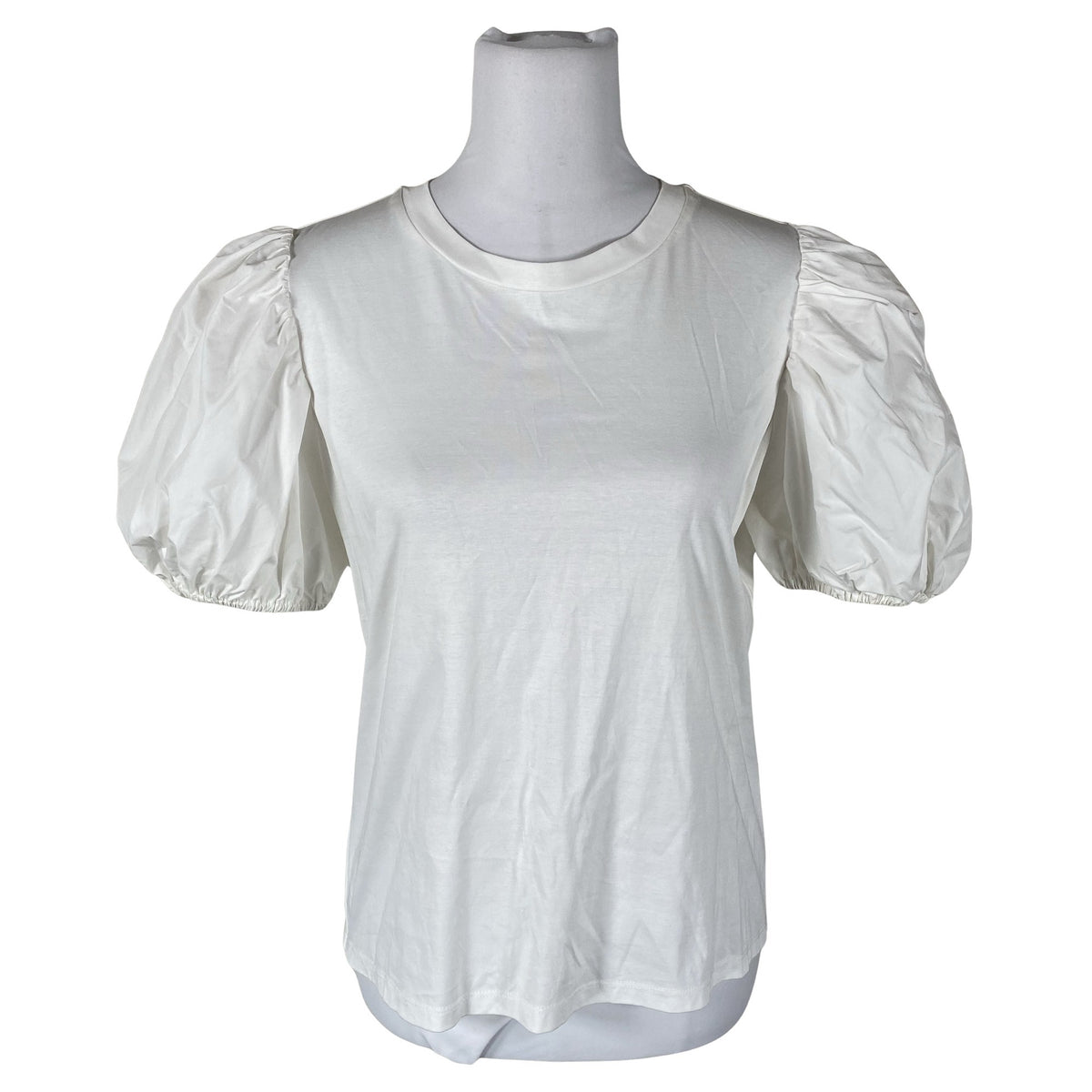 Unisex MAUD - Trikotaažist pluus, suurus 40 - Valge (1)