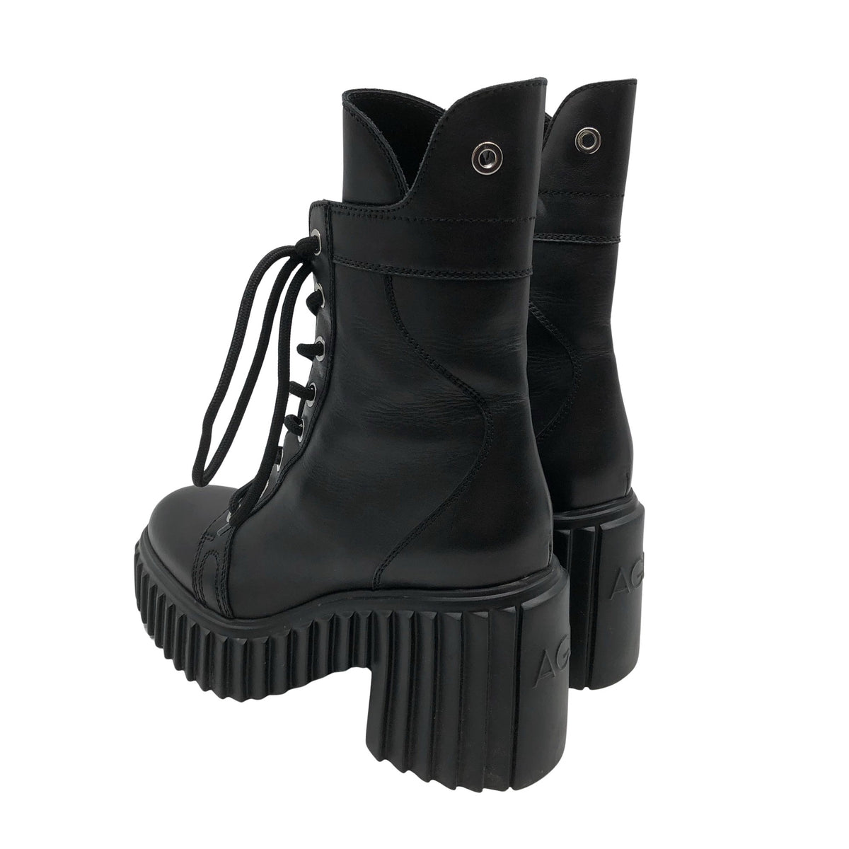 Unisex AGL - Poolsaapad, suurus 39 - Must (2)
