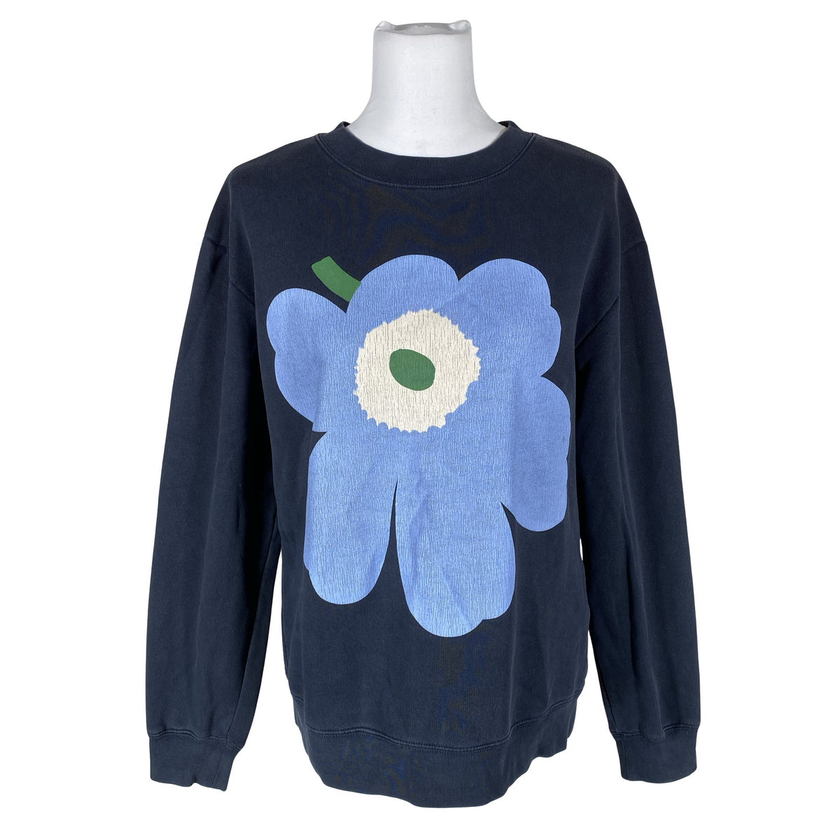 Unisex Marimekko - Dressikangast pluus, suurus 34 - Sinine (1)