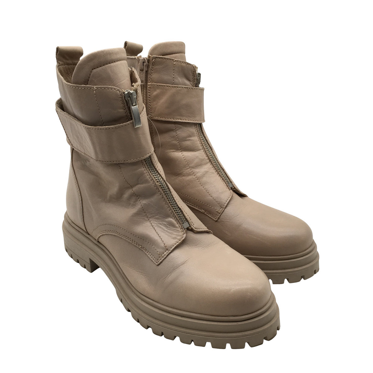 Unisex O.I.S - Poolsaapad, suurus 40 - Beige (2)