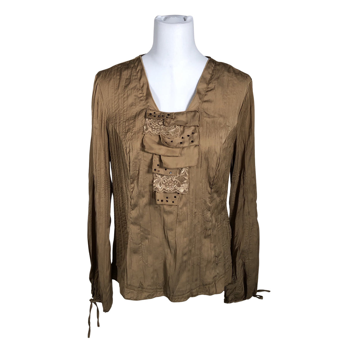 Unisex Biba - Pluus, suurus 36 - Pruun (1)