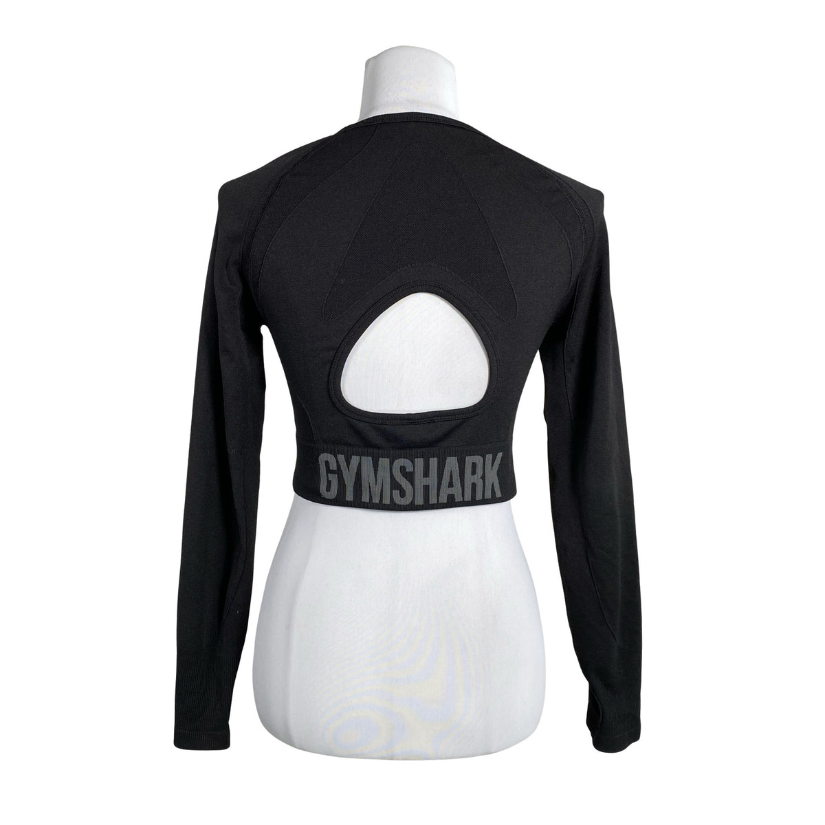 Unisex Gymshark - Spordisärk, pikad käised, suurus 36 - Must (2)