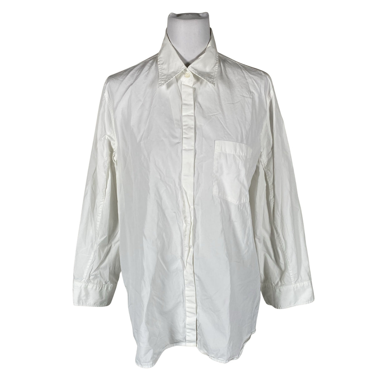 Unisex Massimo Dutti - Triiksärk, suurus 38 - Valge (1)