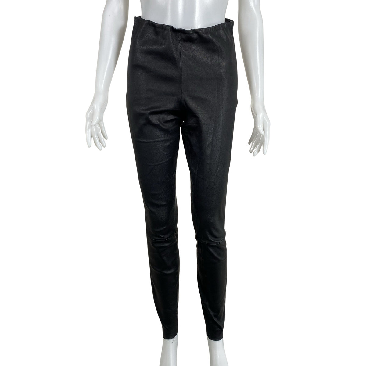 Unisex by Malene Birger - Nahkpüksid, suurus 34 - Must (1)