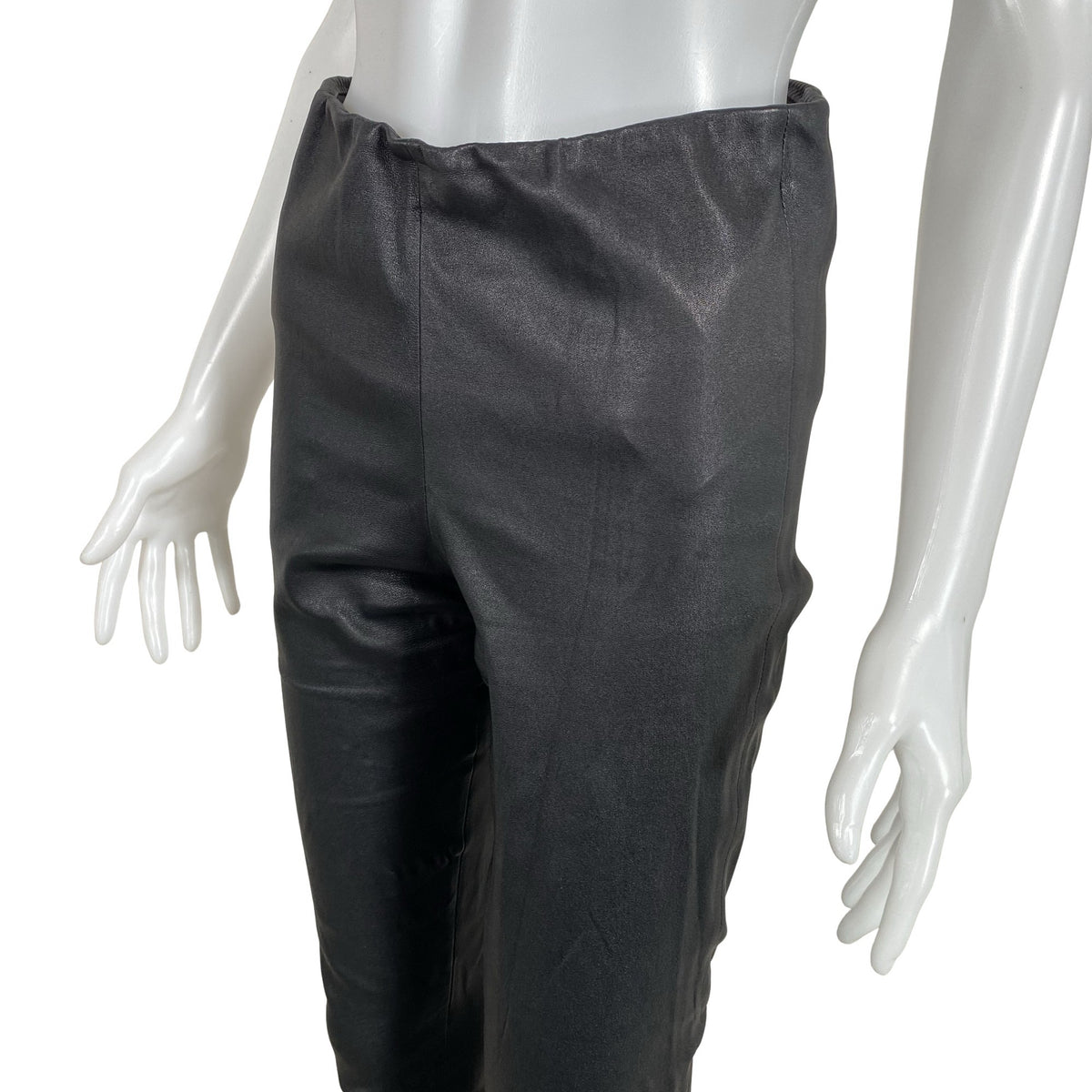 Unisex by Malene Birger - Nahkpüksid, suurus 34 - Must (2)