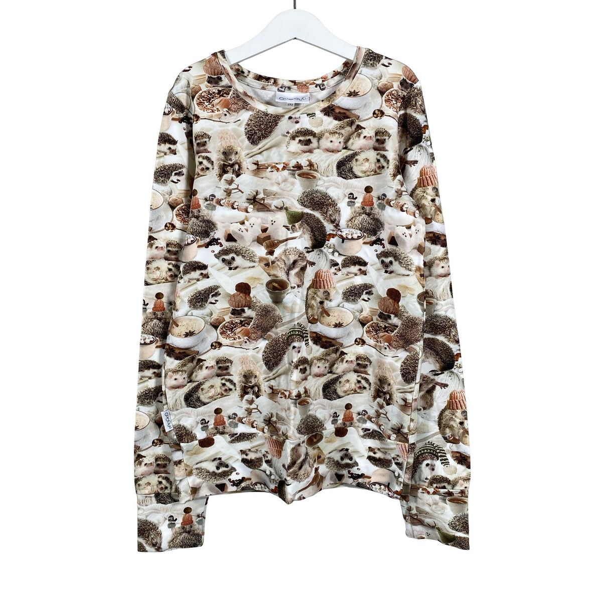 Unisex Gugguu - Trikotaažist pluus, suurus 146 - 152 - Beige (1)