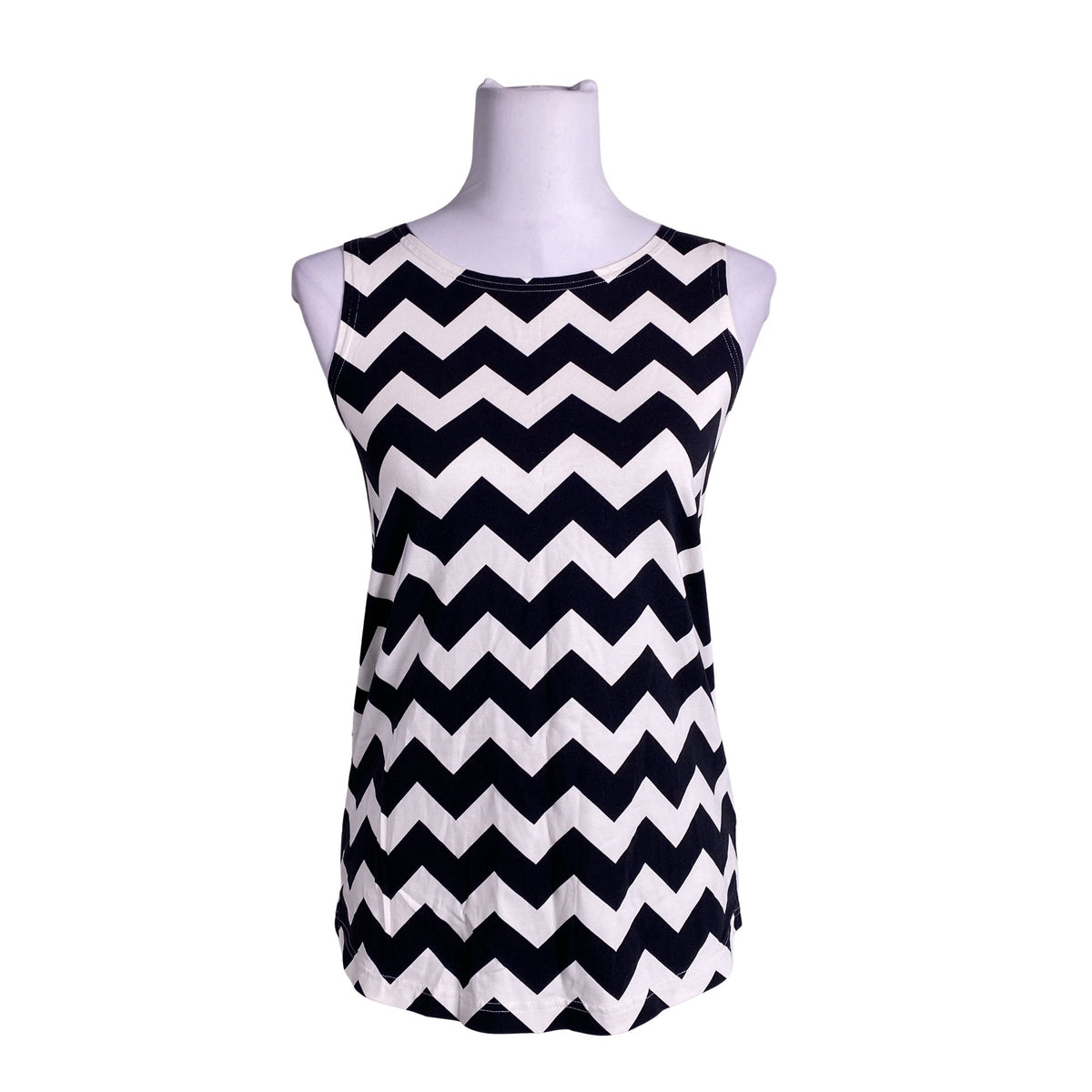 Unisex Blaa - Trikotaažist topp, suurus 36 - Must (1)