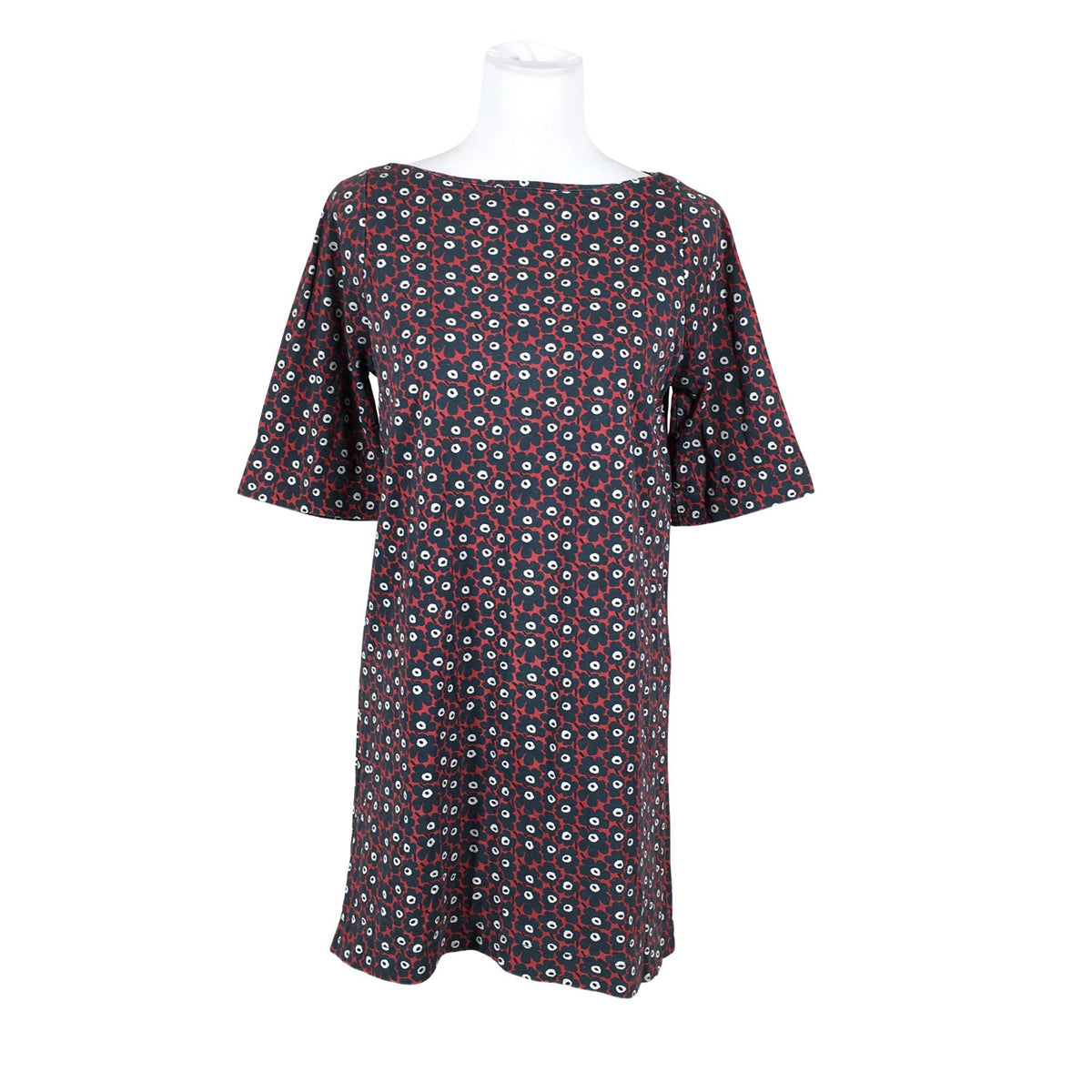 Unisex Marimekko - Trikotaažist kleit, suurus 40 - Punane (1)