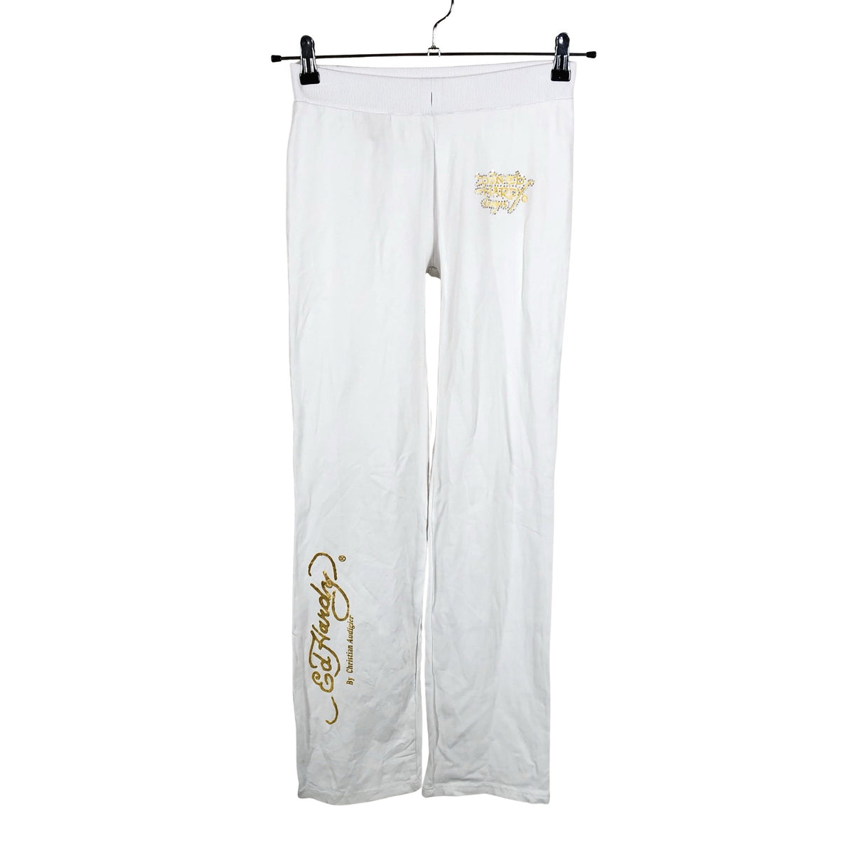 Unisex Ed Hardy - Trikotaažist püksid, suurus 34 - Valge (1)