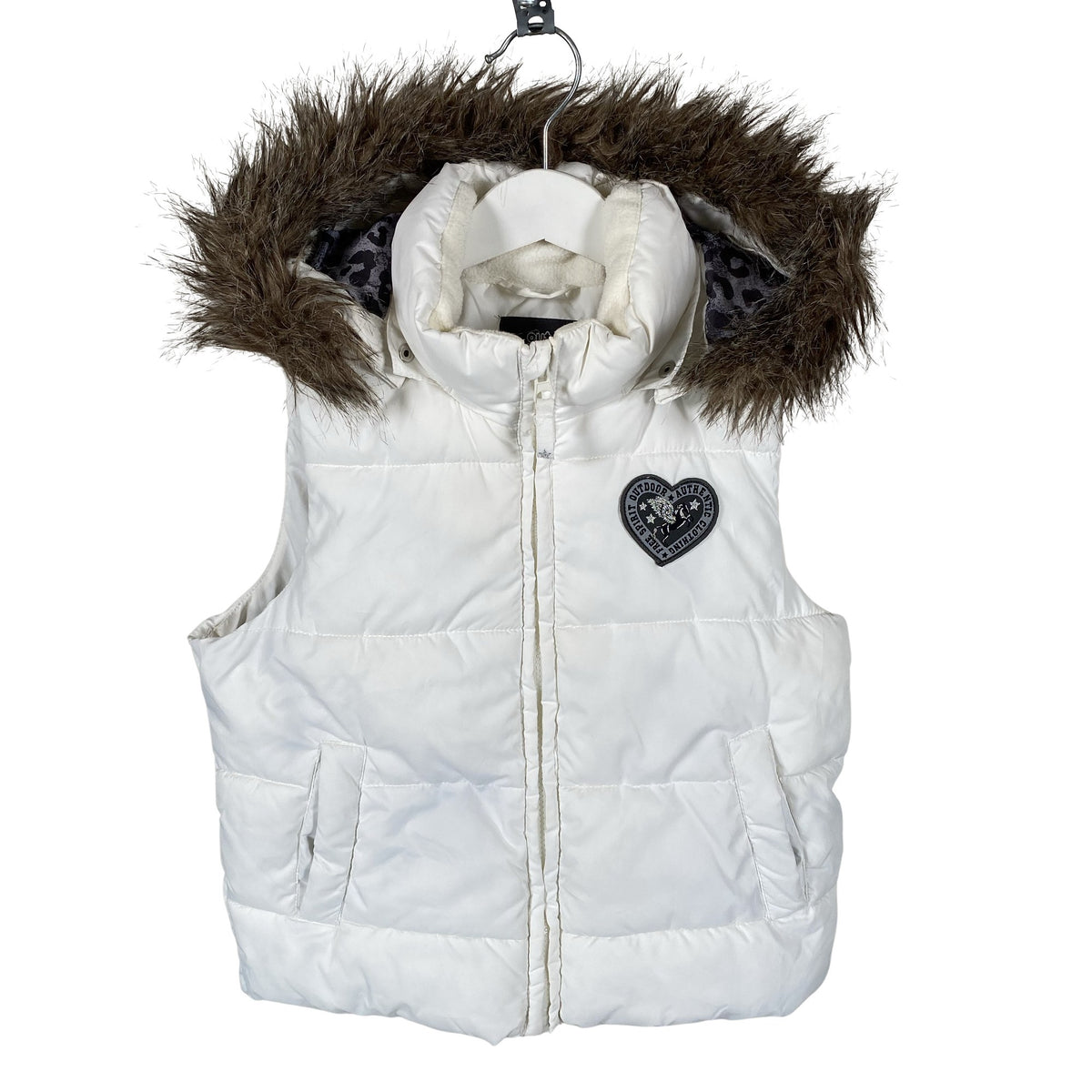 Unisex Lindex - Õuevest, suurus 122 - 128 - Valge (1)