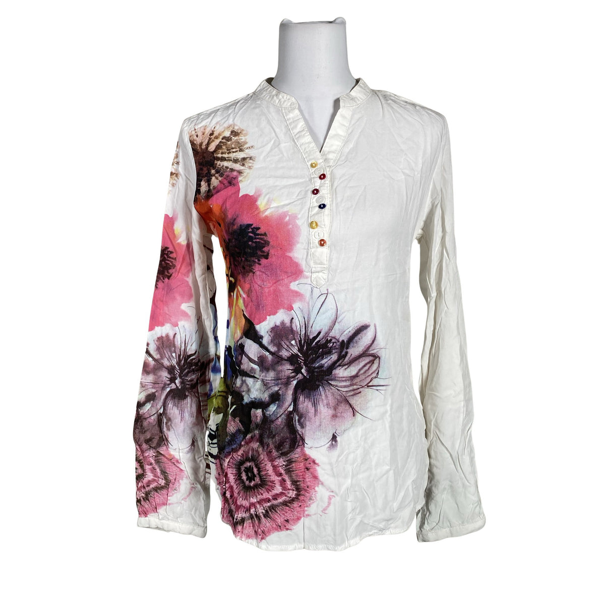 Unisex Desigual - Pluus, suurus 36 - Valge (1)