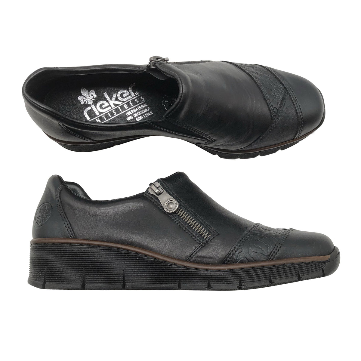 Unisex Rieker - Igapäevased jalanõud, suurus 38 - Must (1)