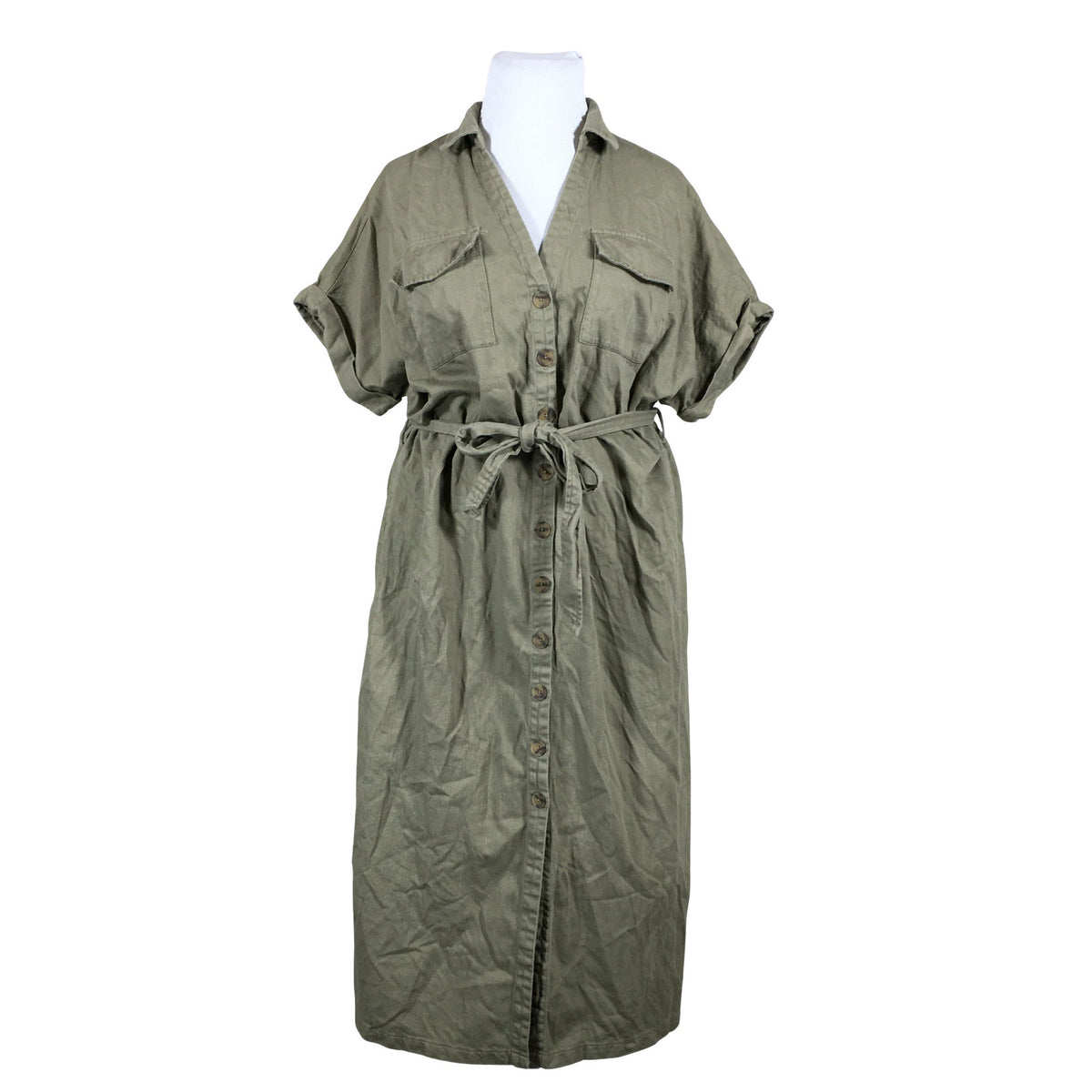 Unisex Lindex - Mitteveniv kleit, suurus 42 - Roheline (1)