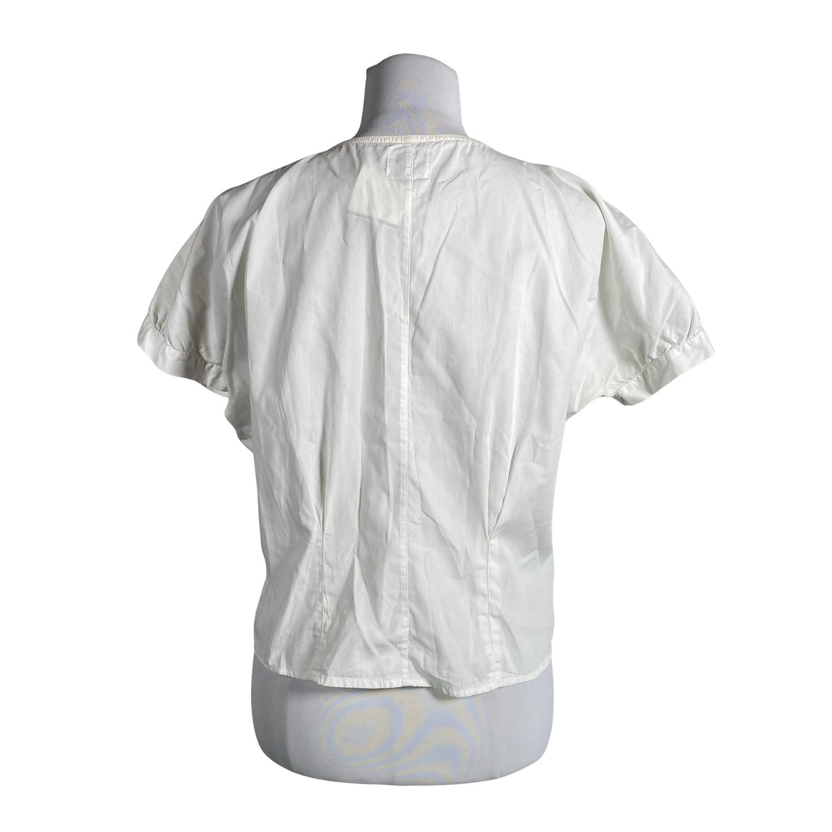 Unisex Benetton - Lühikeste käistega pluus, suurus 36 - Valge (2)