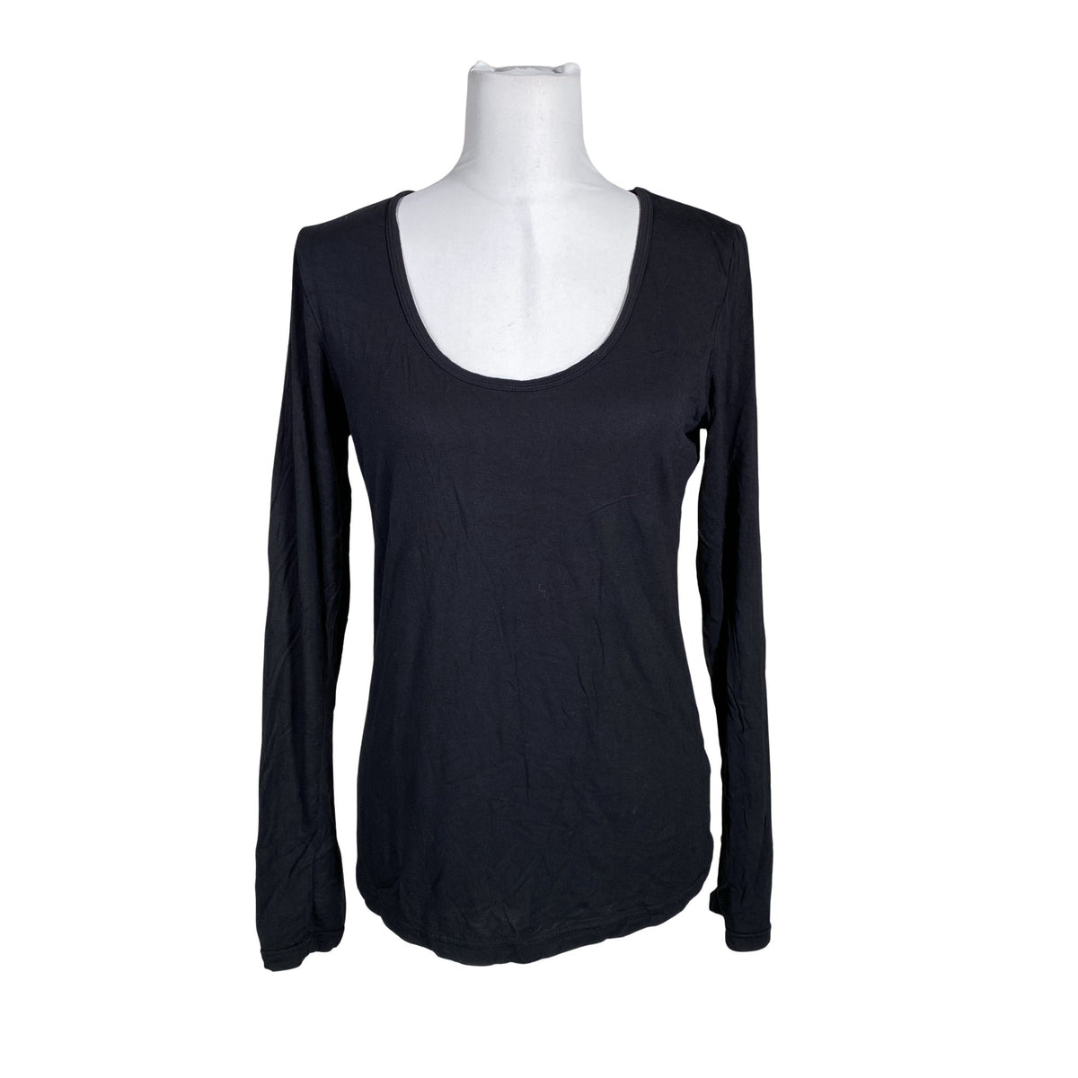 Unisex Global - Trikotaažist pluus, suurus 38 - Must (1)
