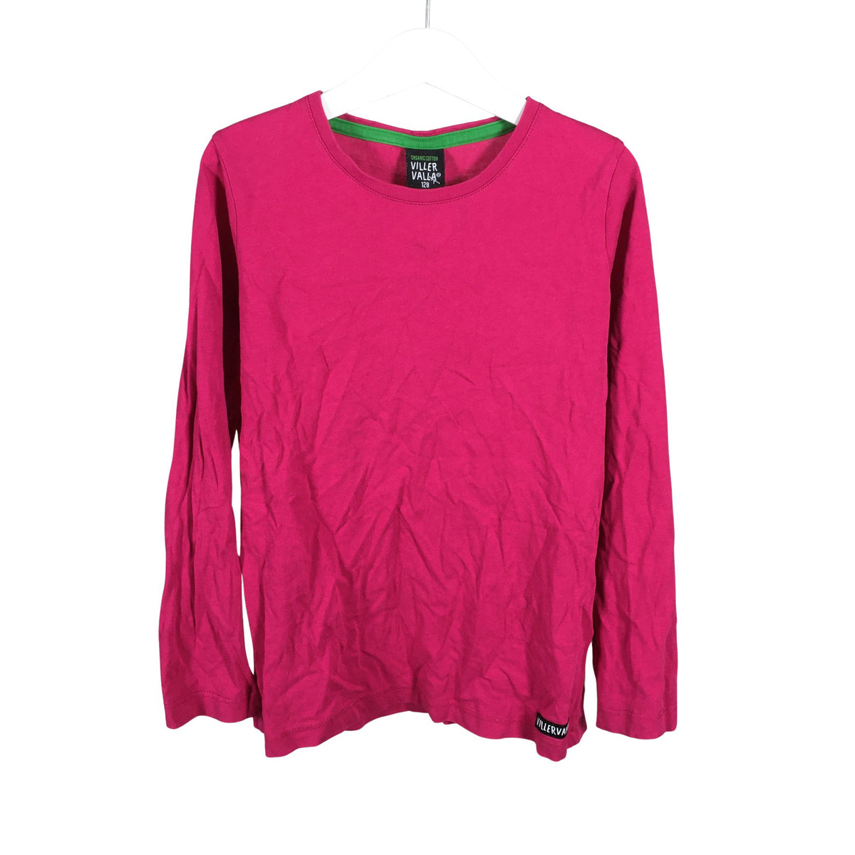 Unisex Villervalla - Trikotaažist pluus, suurus 122 - 128 - Roosa (1)