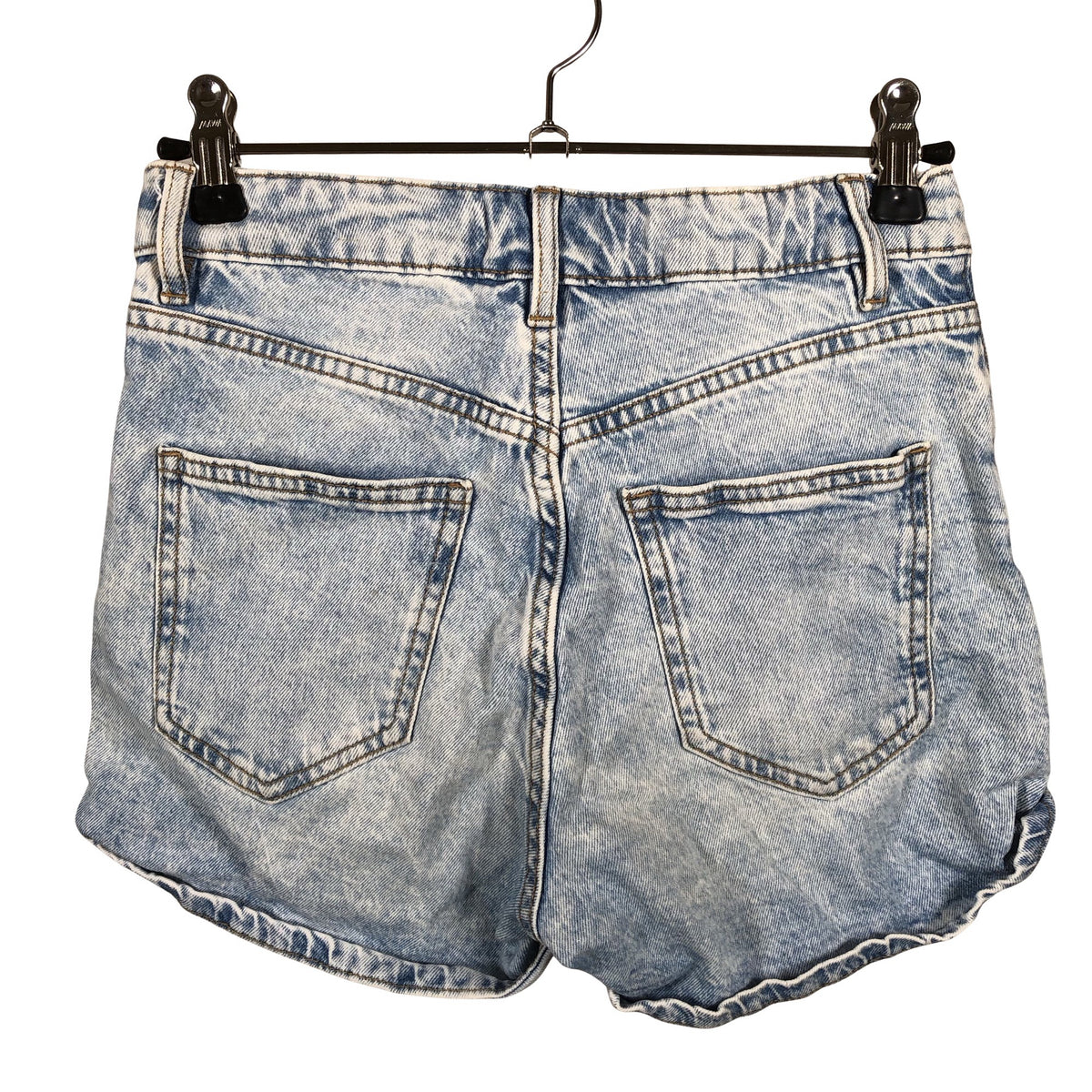 Unisex Lindex - Teksast lühikesed püksid, suurus 140 - 146 - Sinine (2)