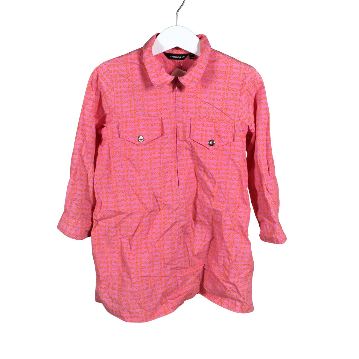 Unisex Marimekko - Mitteveniv kleit, suurus 104 - 110 - Heleroosa (1)