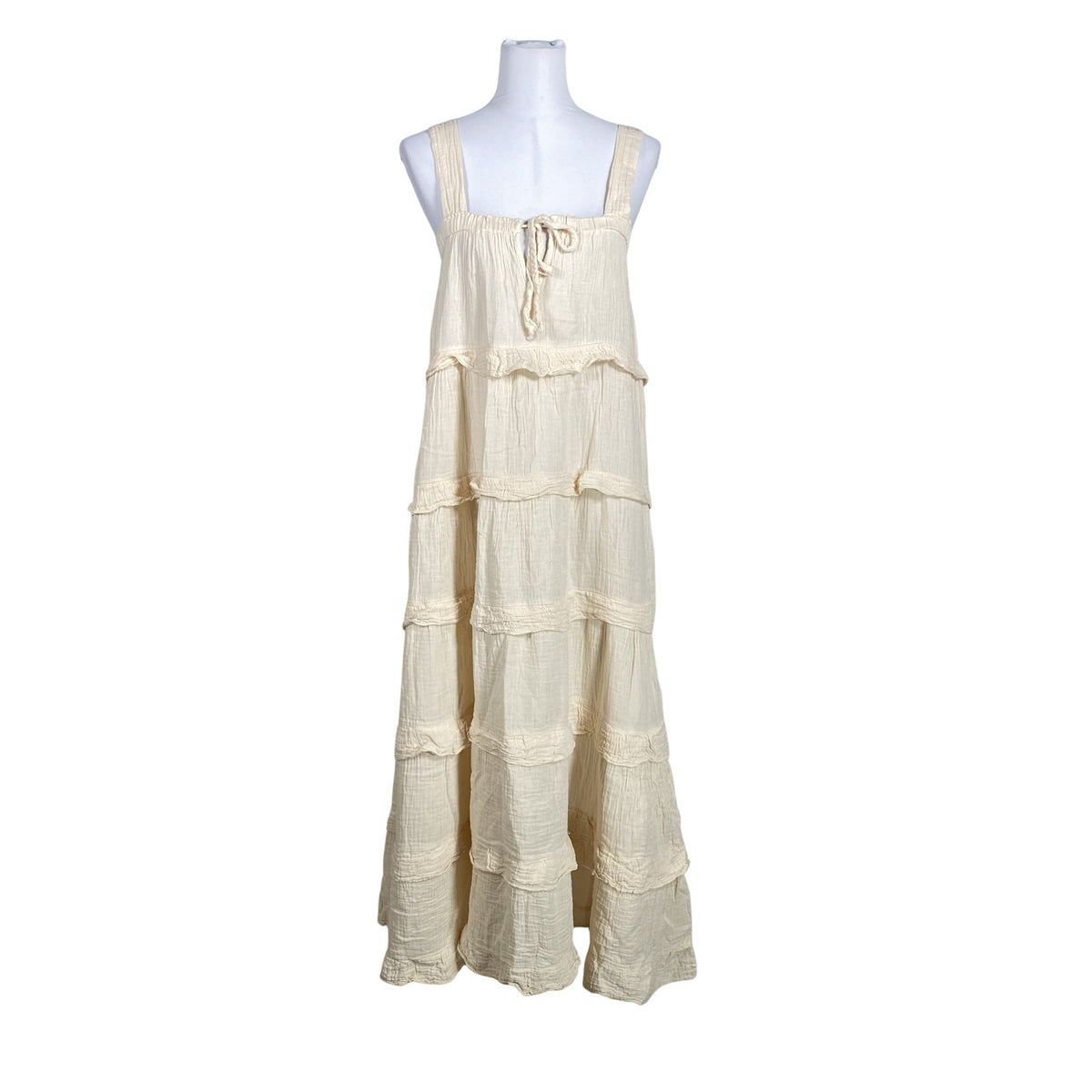 Unisex Bohemiana - Mitteveniv kleit, suurus 38 - Beige (1)