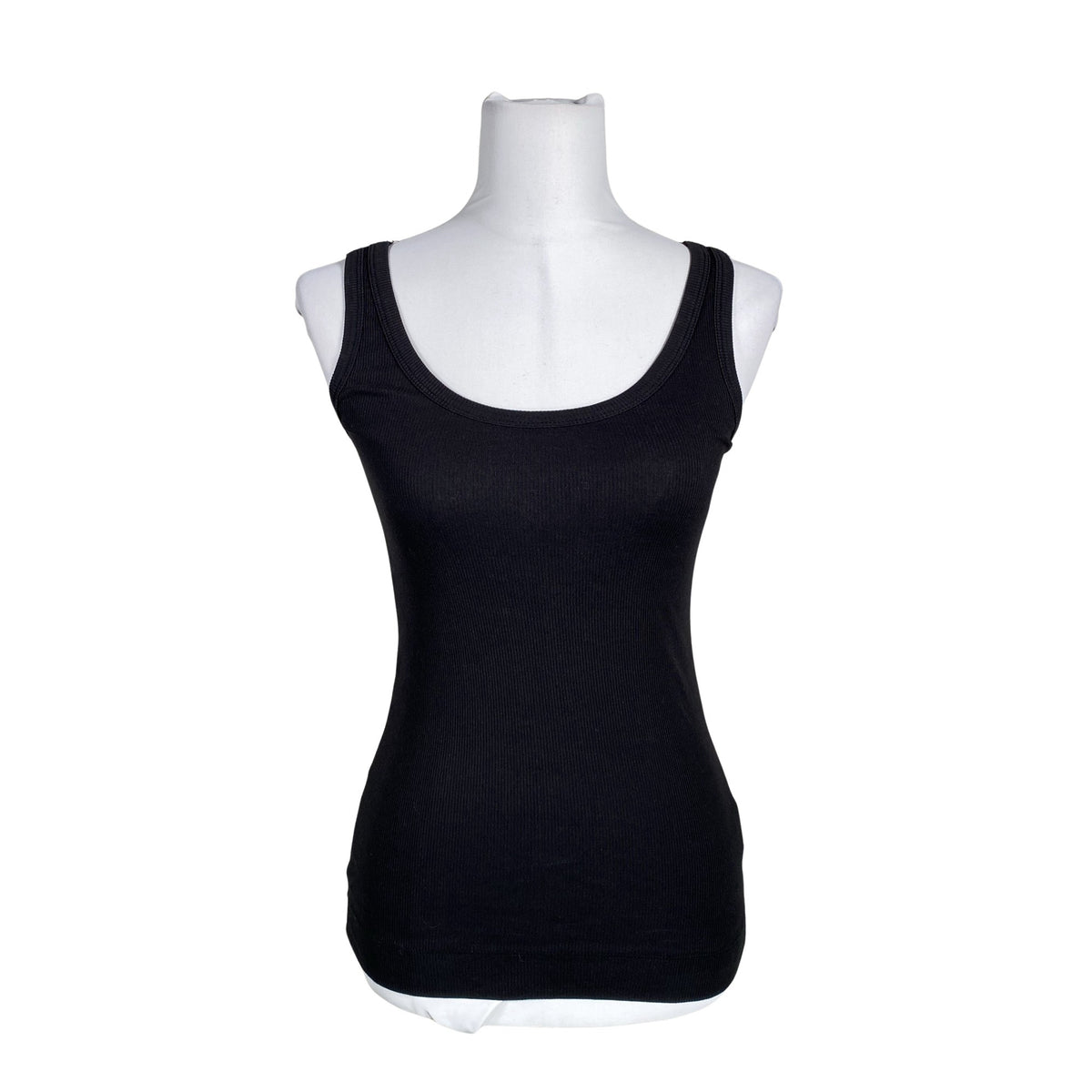 Unisex Organication - Trikotaažist topp, suurus 34 - Must (1)