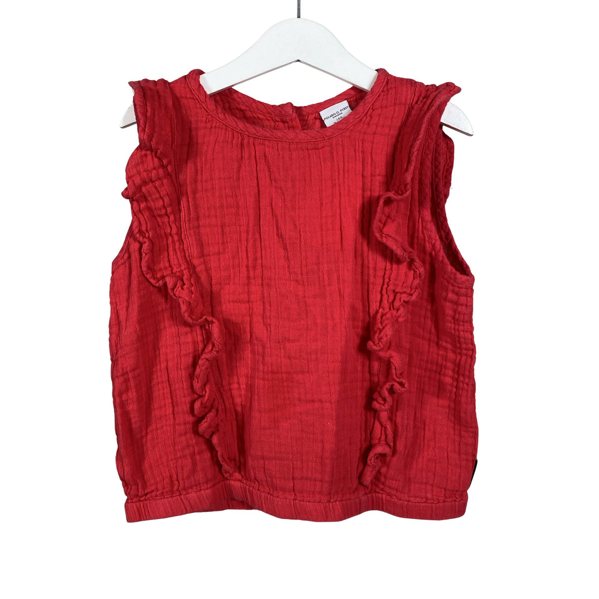 Unisex Polarn O. Pyret - Topp, suurus 134 - 140 - Punane (1)