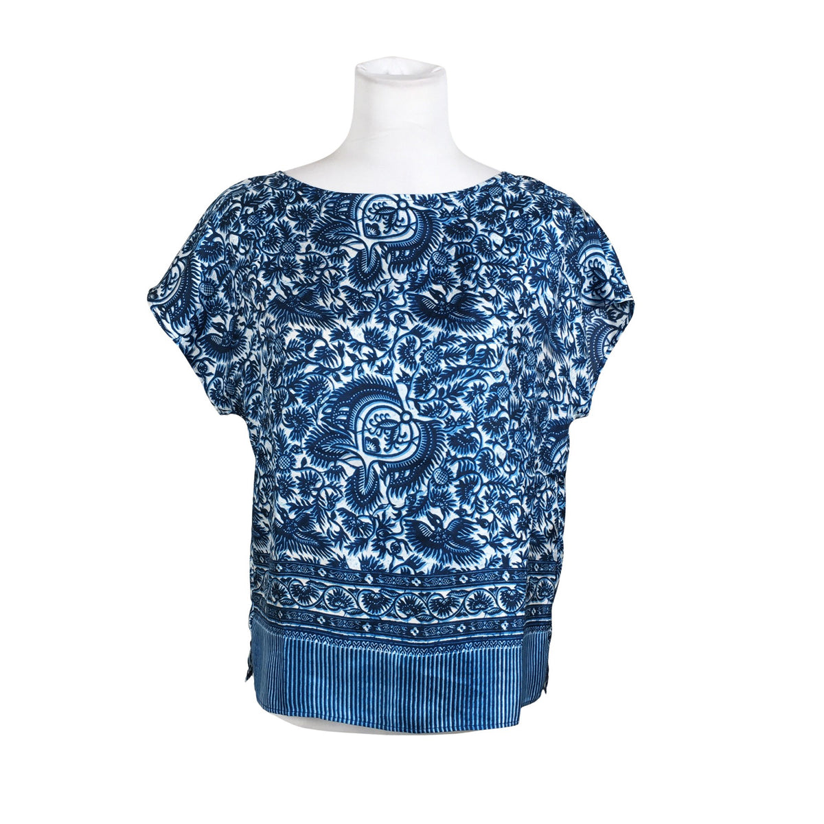 Unisex Balmuir - Lühikeste käistega pluus, suurus 34 - Sinine (1)