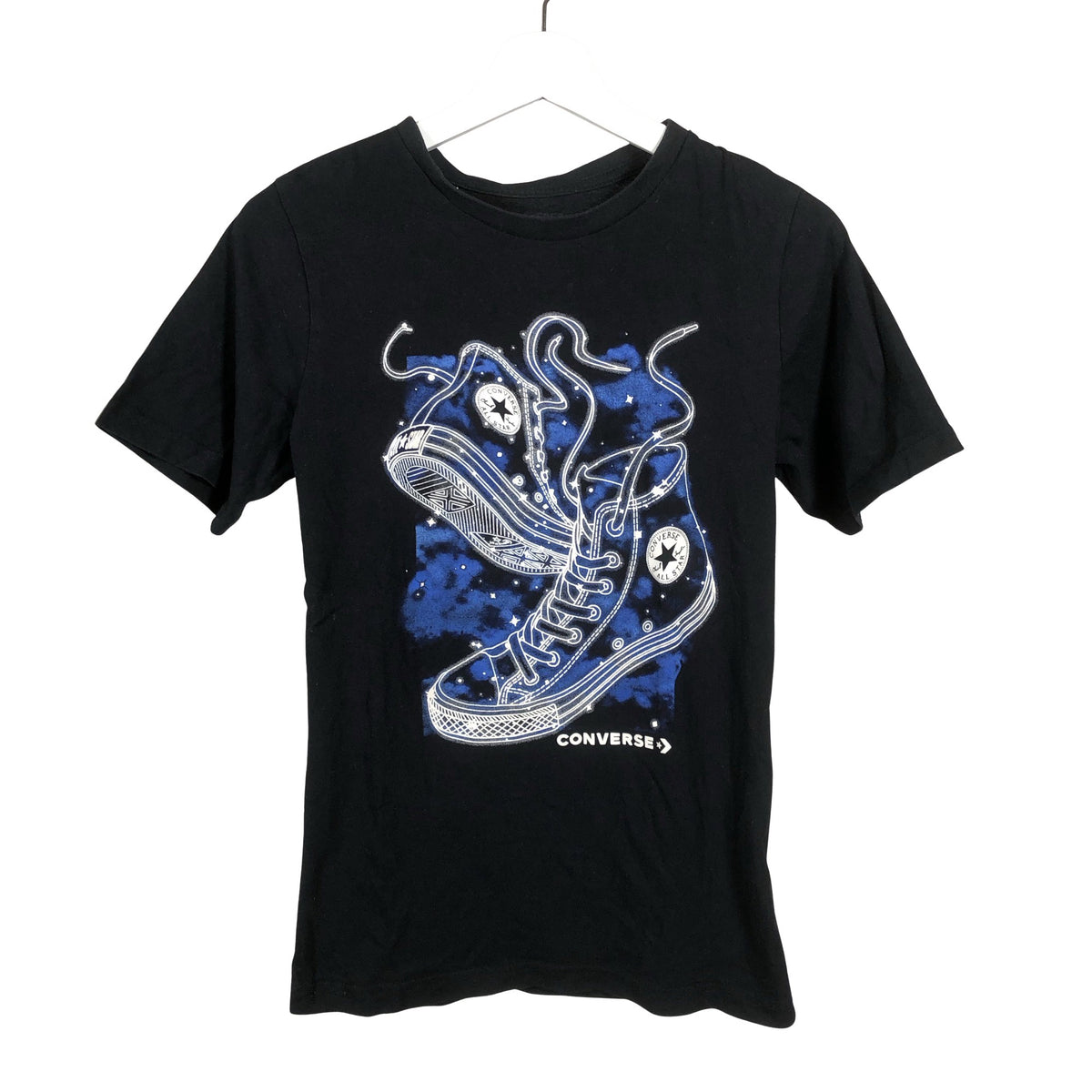 Unisex Converse - T-särk, suurus 158 - 164 - Must (1)