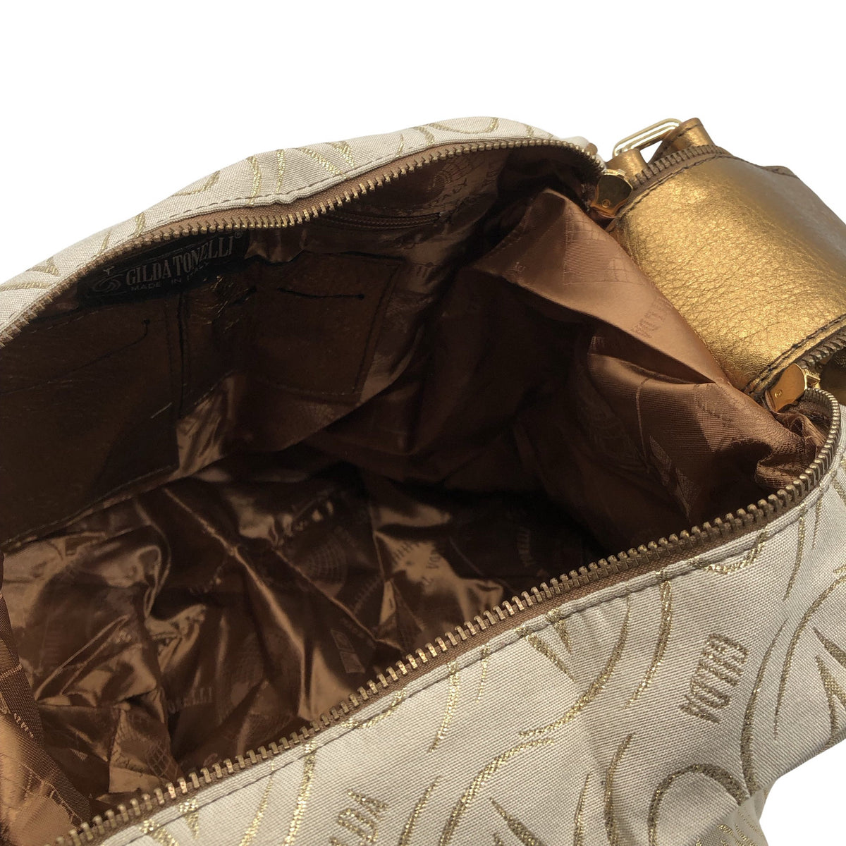 Unisex Gilda Tonelli - Käekott, suurus Maxi - Beige (3)