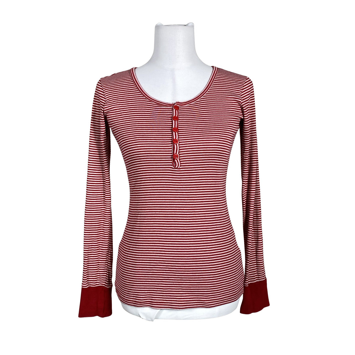 Unisex Nanso - Trikotaažist pluus, suurus 34 - Punane (1)