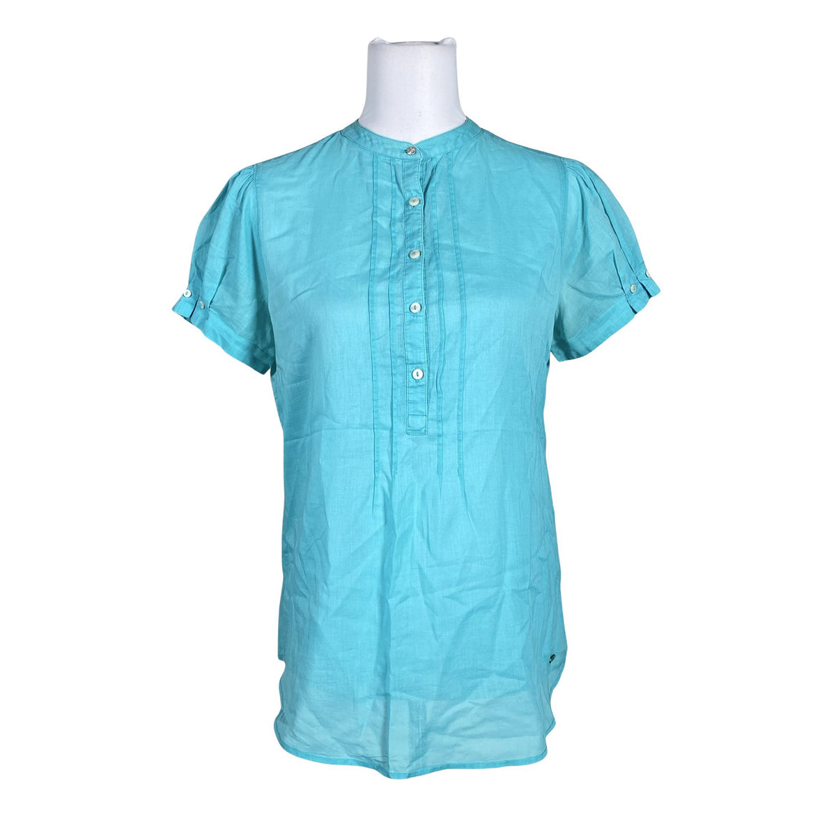 Unisex Tommy Hilfiger - Lühikeste käistega pluus, suurus 38 - Türkiis (1)