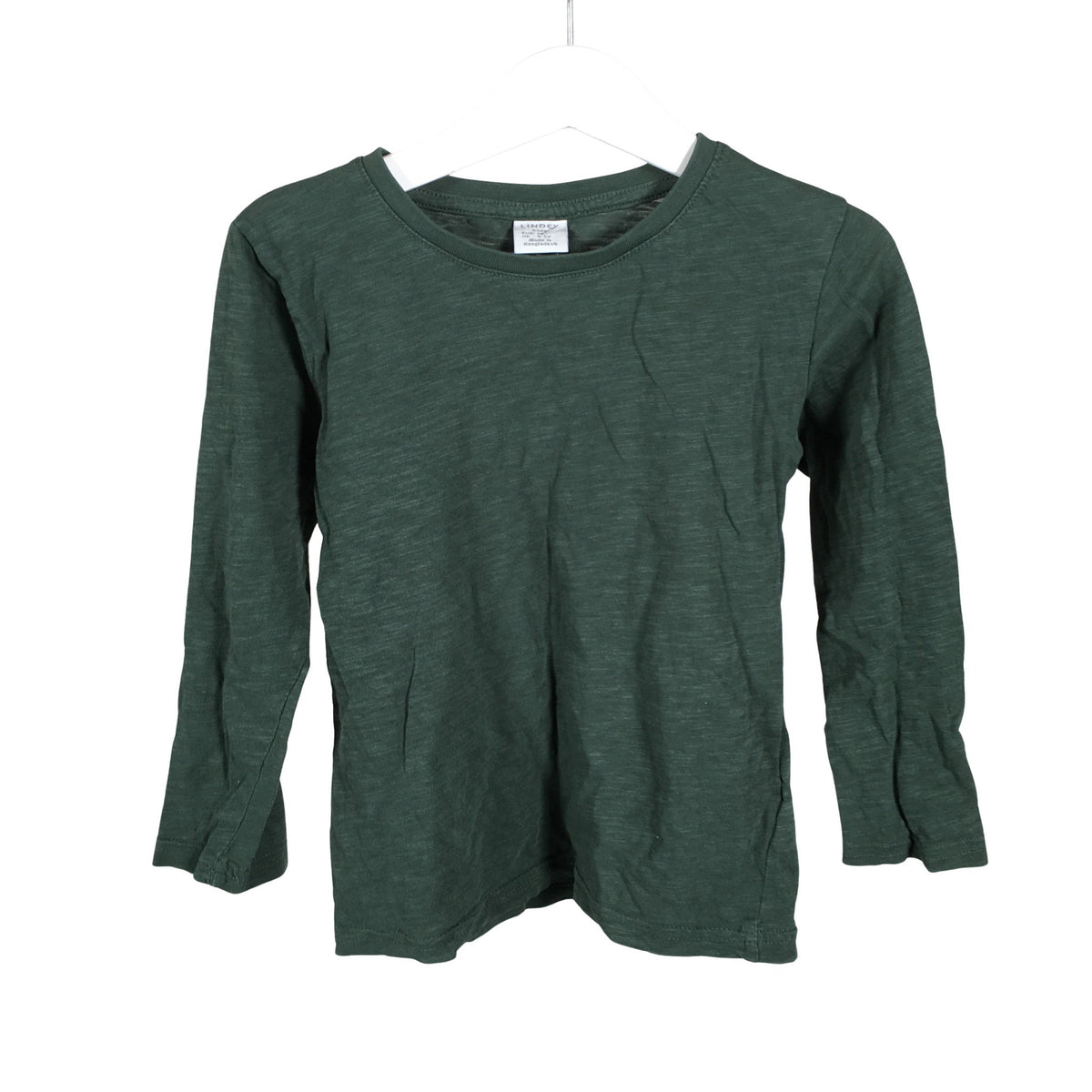Unisex Lindex - Trikotaažist pluus, suurus 104 - 110 - Roheline (1)