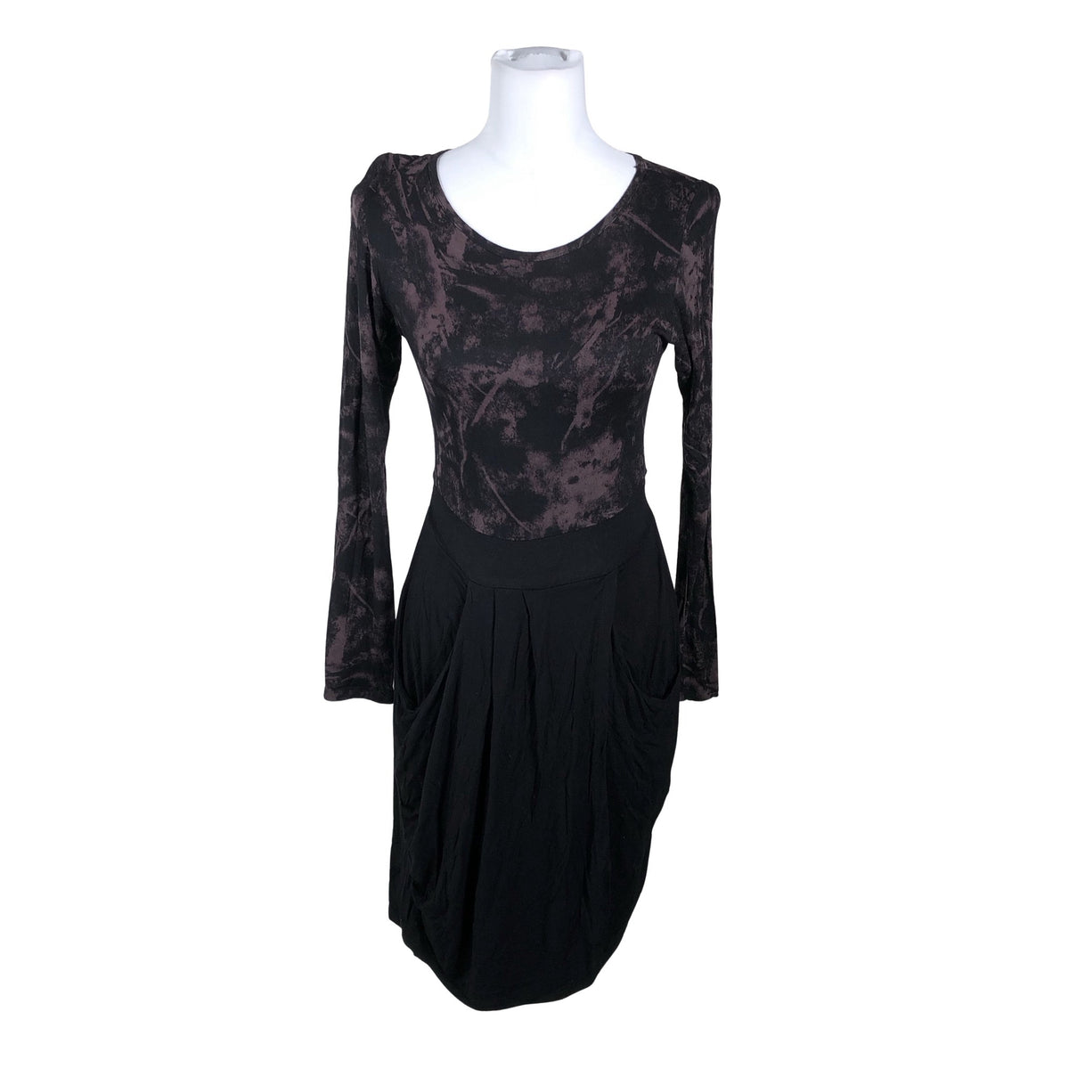 Unisex Cristelle&co - Trikotaažist kleit, suurus 38 - Must (1)
