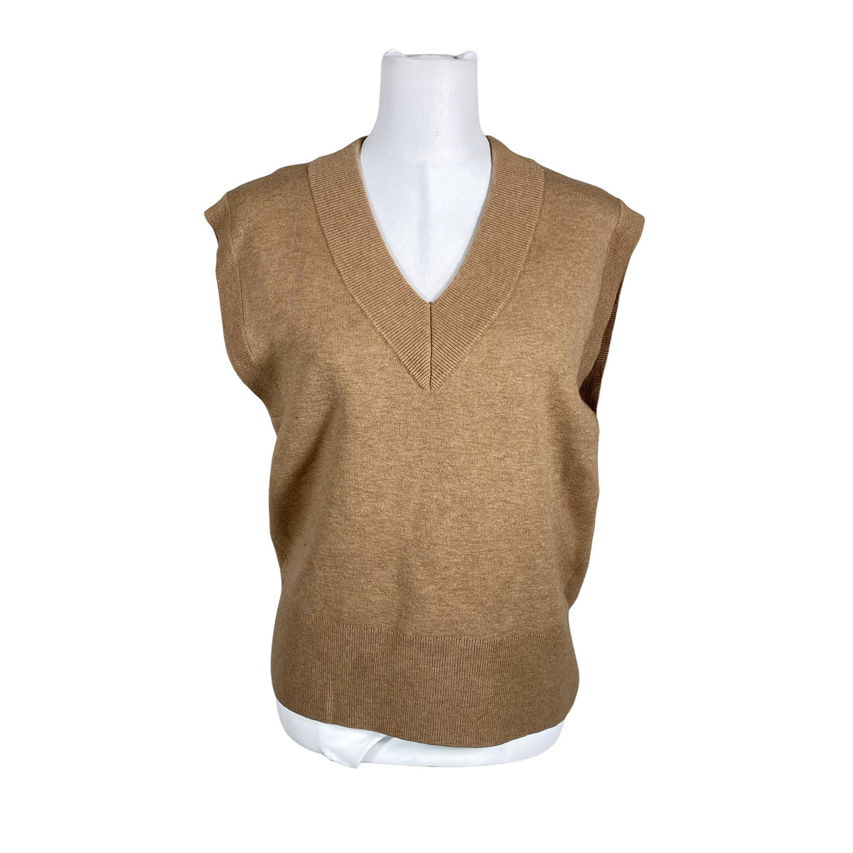 Unisex Hugo Boss - Kootud vest, suurus 38 - Pruun (1)