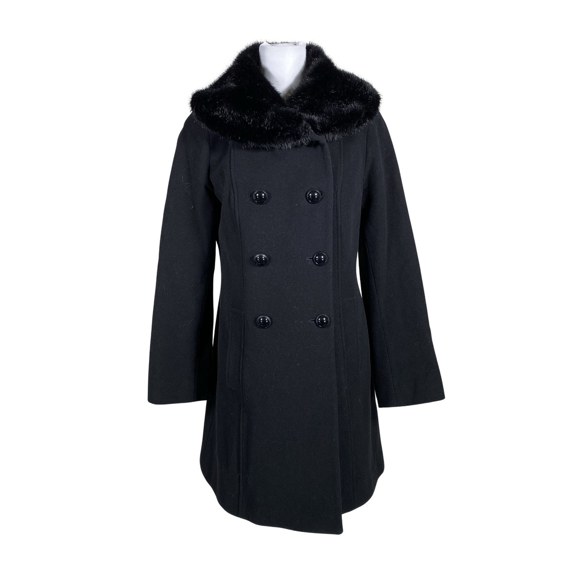 Unisex Hansmark - Villane mantel, suurus 38 - Must (1)