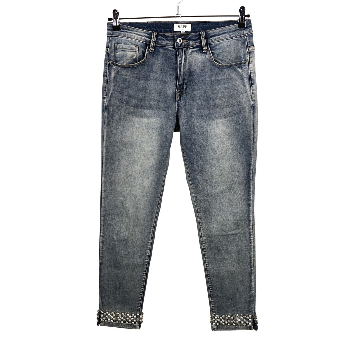 Unisex M.A.P.P Jeans - Teksad, suurus W40 - Sinine (1)